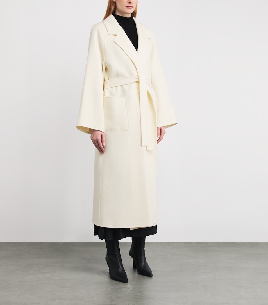 Wool Suza Duster Coat ECRU Image 3