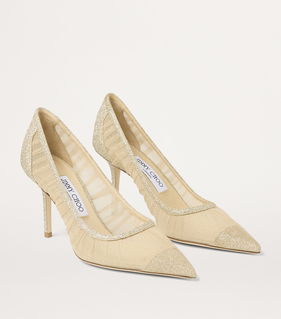 Love  85 Mesh Glitter Pumps GOLD/GOLD Image 4
