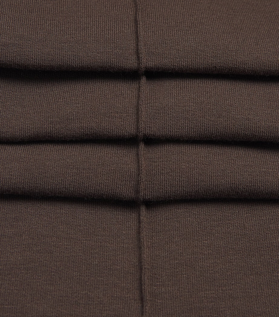Homebody Mens Snuggle Pintuck Pyjama Bottoms Coffee Bean Image 6