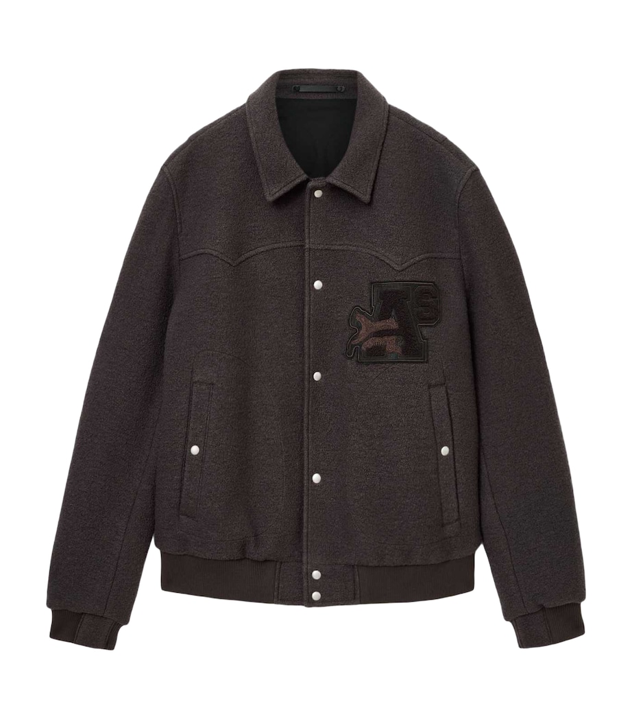 Wool Royce Bomber Jacket WEATHERED BROWN Image 1
