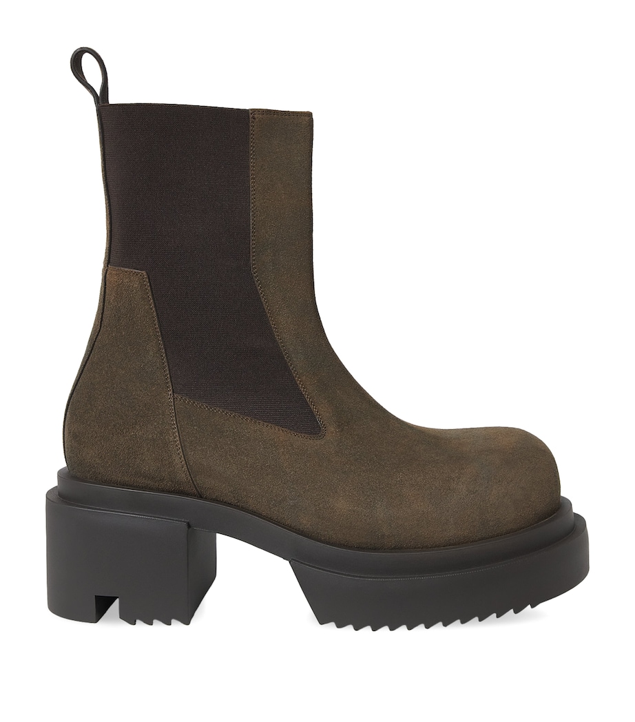 Suede Beatle Bogun Boots INDIGO Image 1