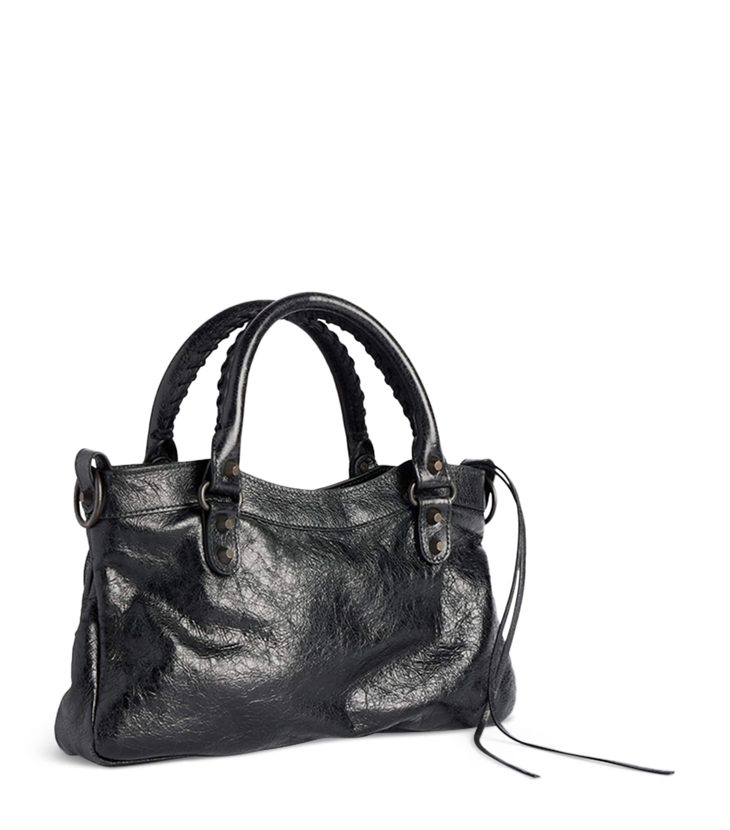 Balenciaga Black Le City First Top-Handle Bag | Harrods US