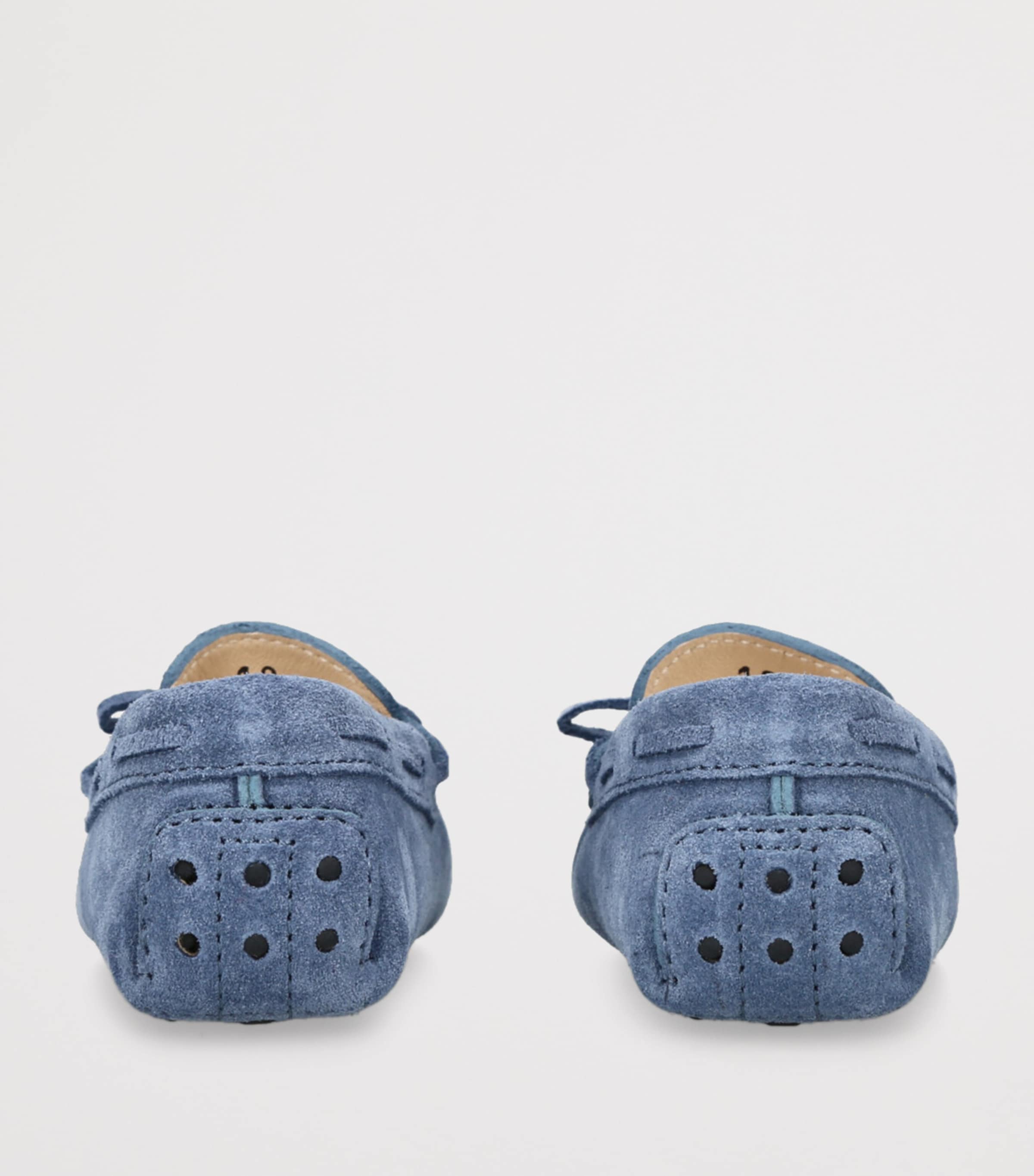 Suede Laccetto Gommino Loafers MID BLUE Image 2