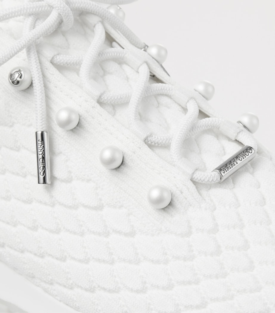 Veles Knitted Sneakers X WHITE Image 3
