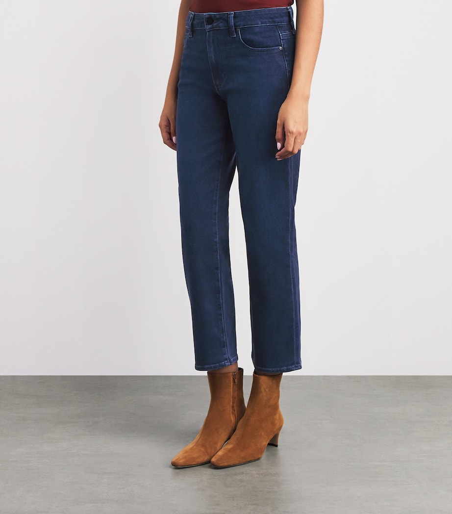 PAIGE Womens Mason Ankle Straight Jeans Corsica Coast Image 4