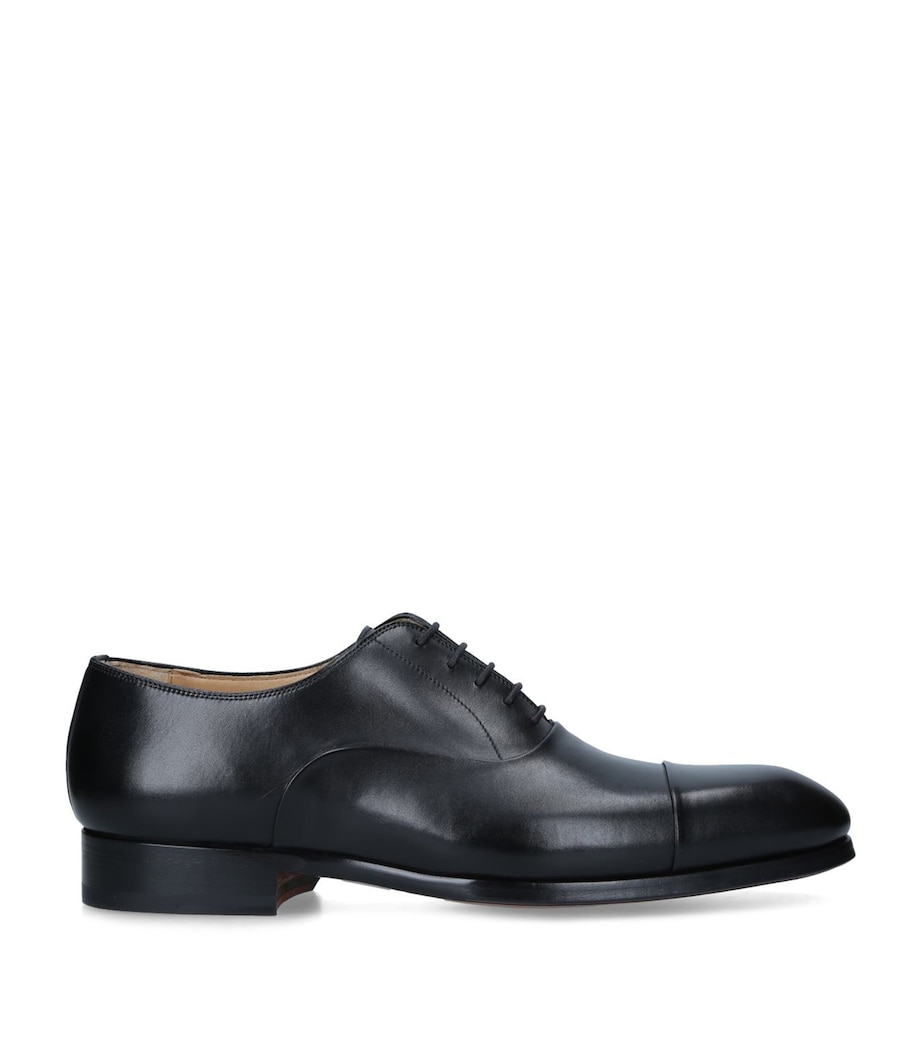 Leather Oxford Shoes BLACK Image 1