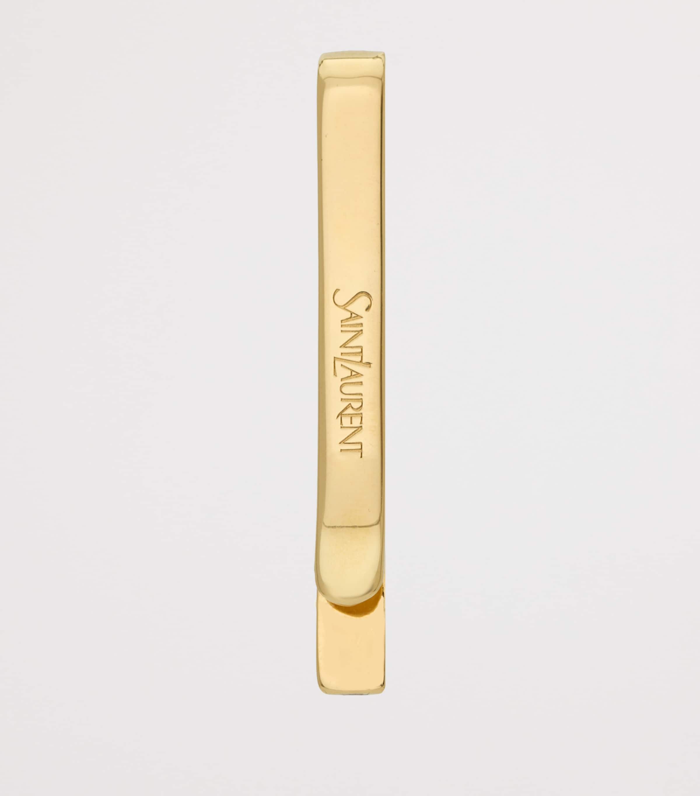 Saint Laurent Striated Tie Clip Image 2