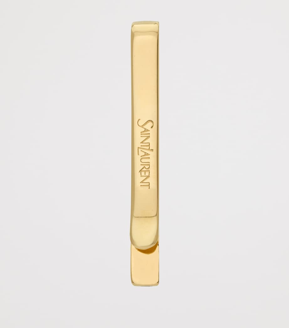 Saint Laurent Striated Tie Clip Image 2