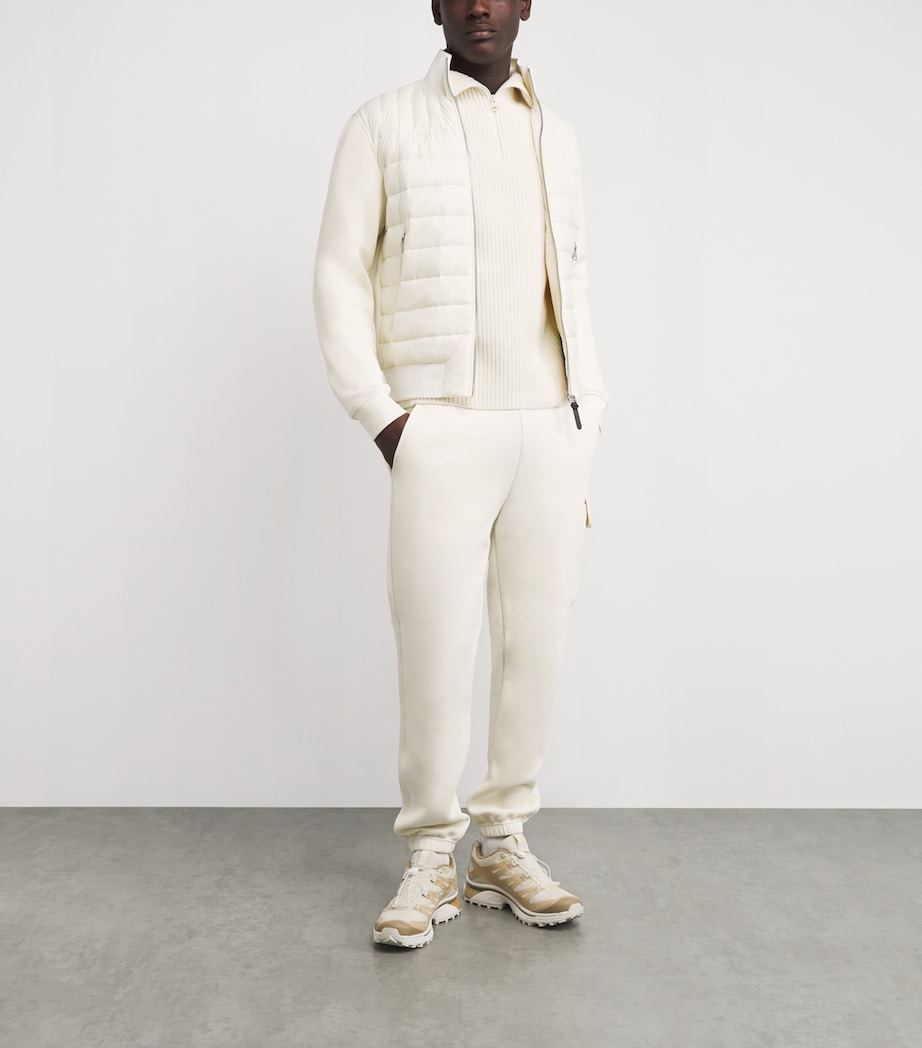 Cotton-Blend Cargo Sweatpants C0253 CREAM Image 2