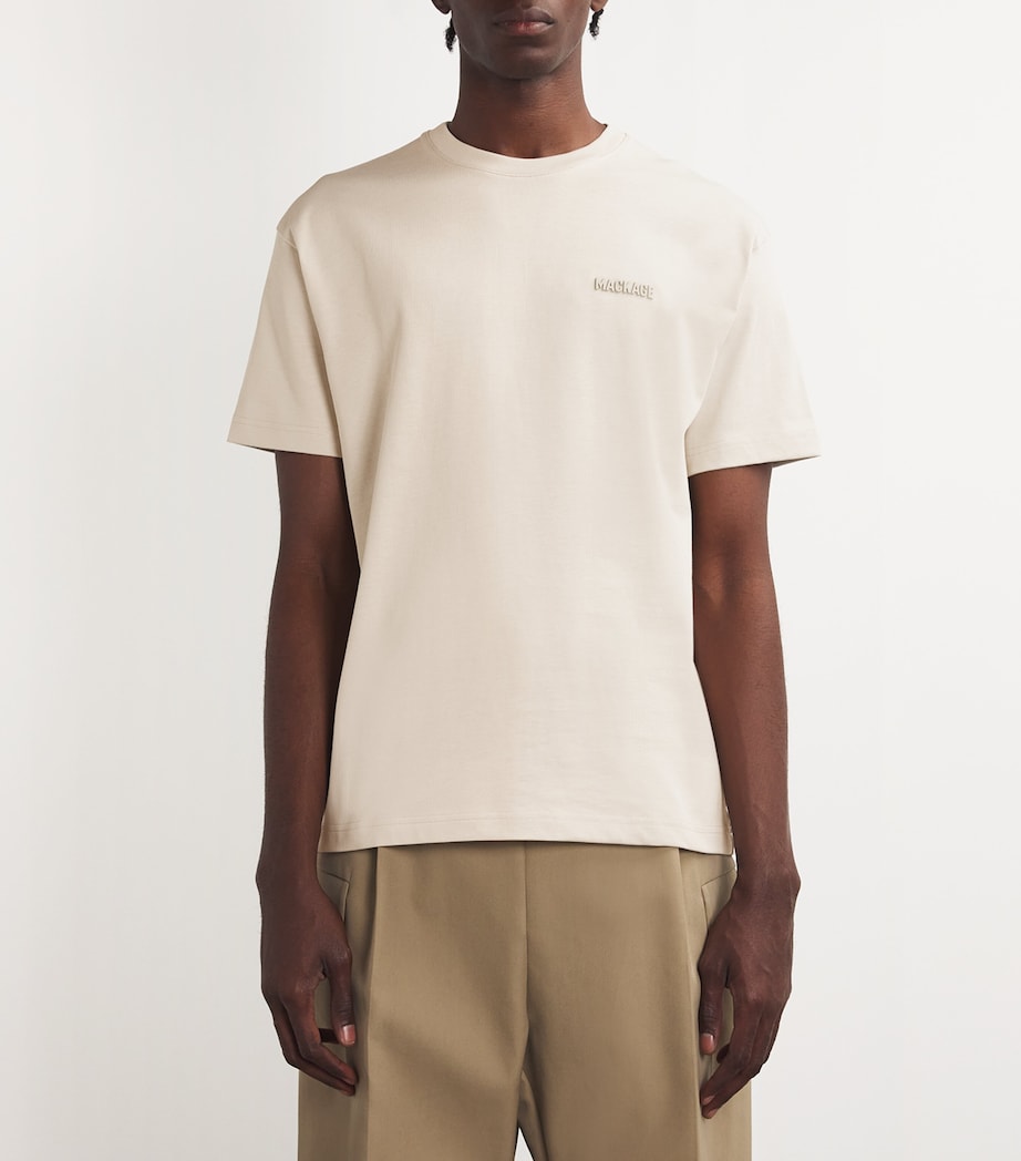 Organic Cotton Tonal Logo T-Shirt C0281 TRENCH Image 3