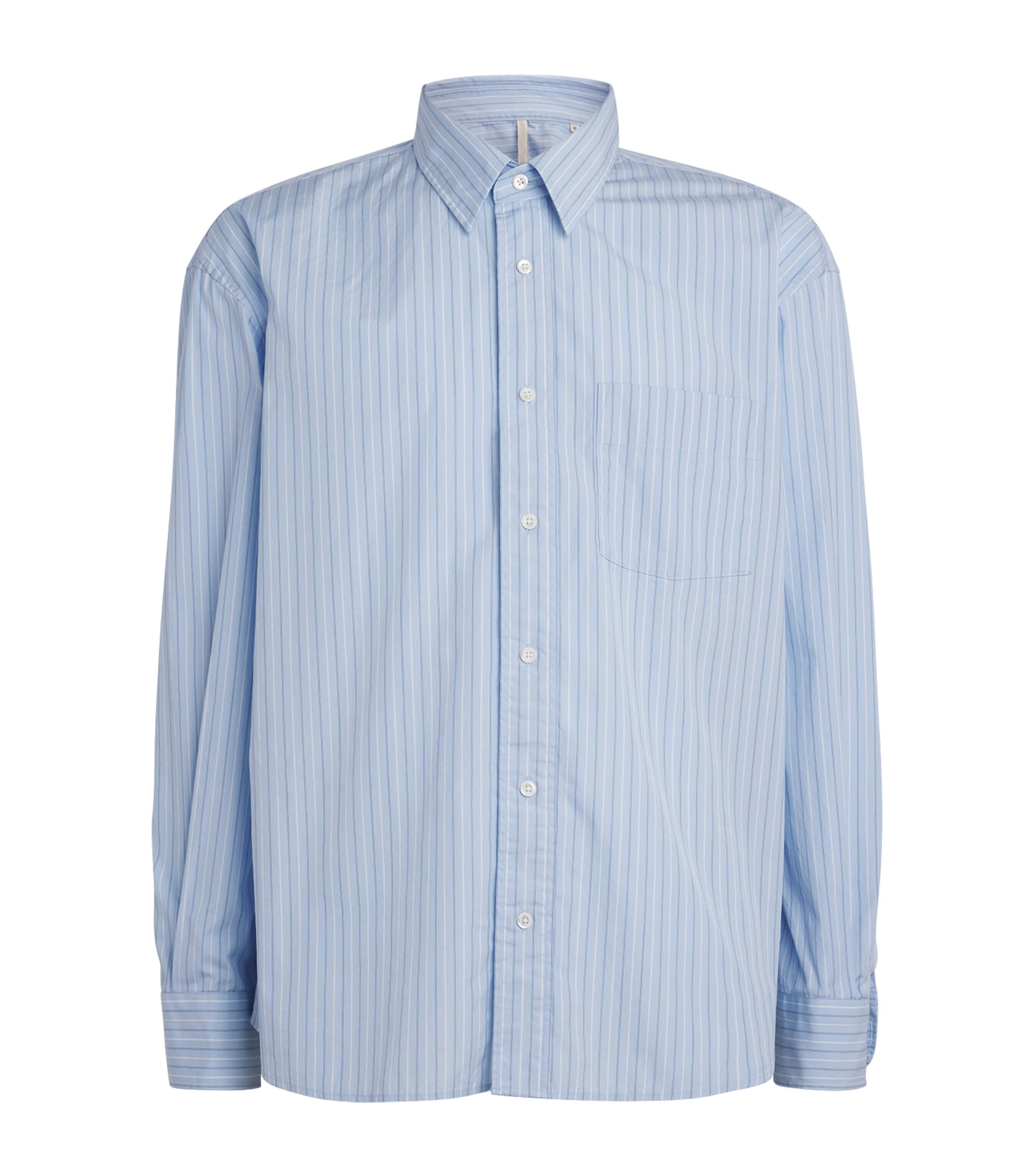 Sunflower Mens Cotton Stripe New Base Shirt Long Sleeve Shirt Image 1
