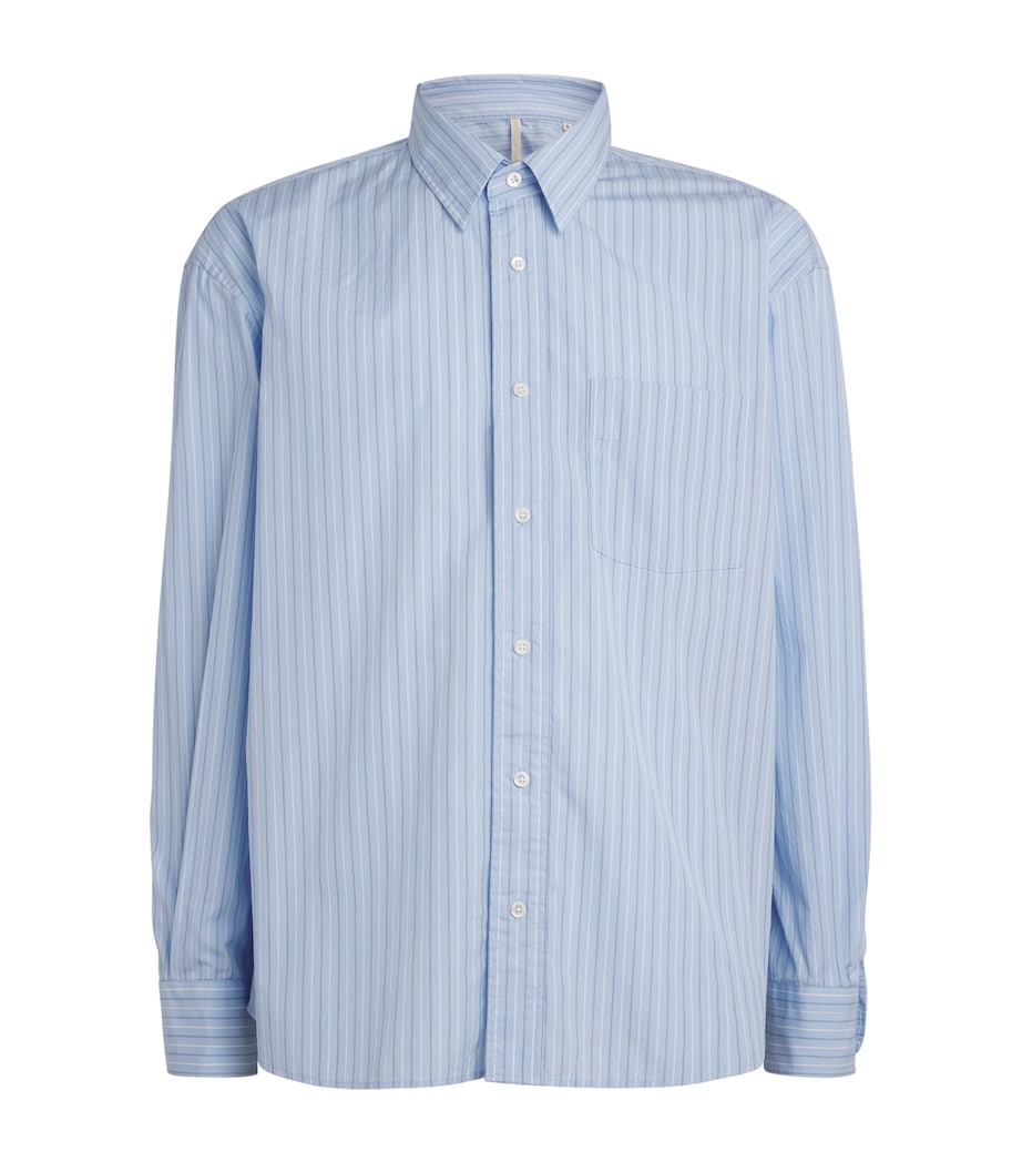 Sunflower Mens Cotton Stripe New Base Shirt Long Sleeve Shirt Image 1