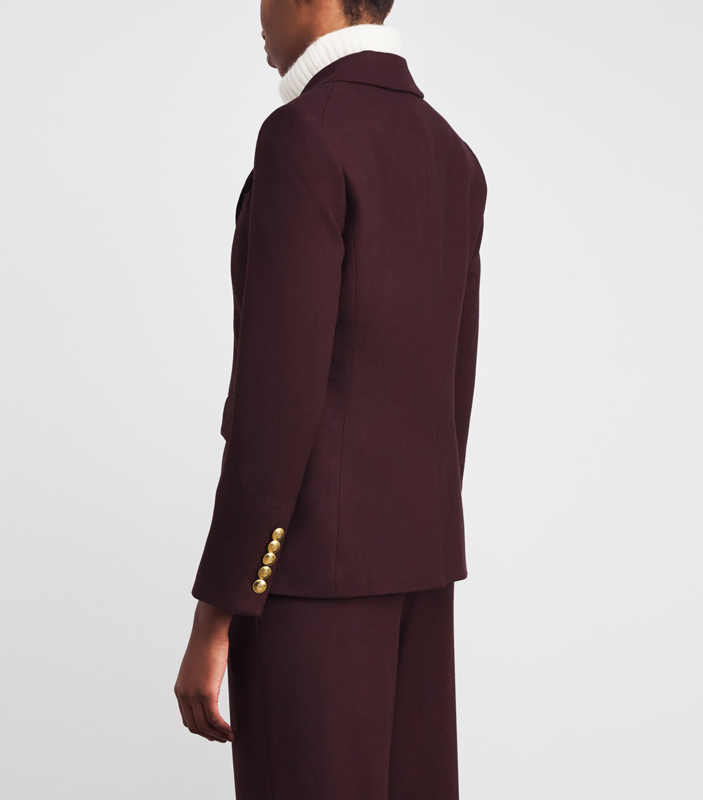 Kessler Single-Breasted Blazer N0880 DRK CRNT MLNGE Image 4