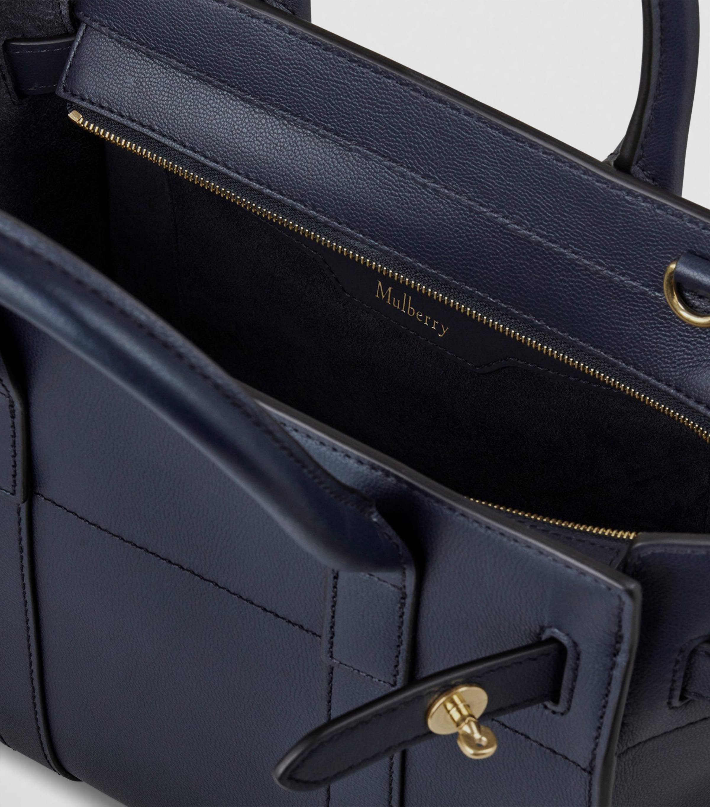 Mulberry Mini Bayswater Cross-Body Bag Night Sky Image 3