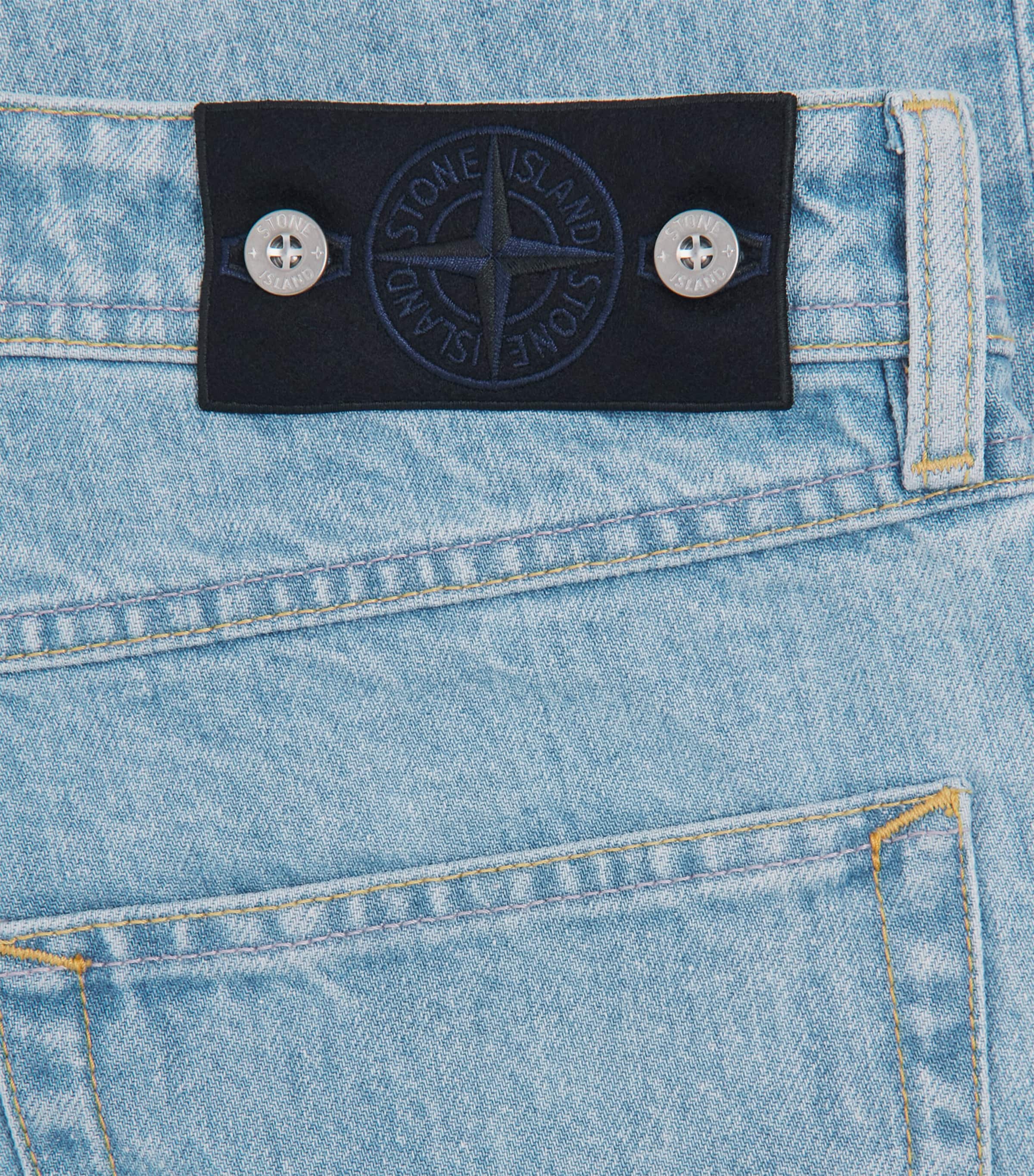 Stone Island Mens Relaxed Jeans Image 6