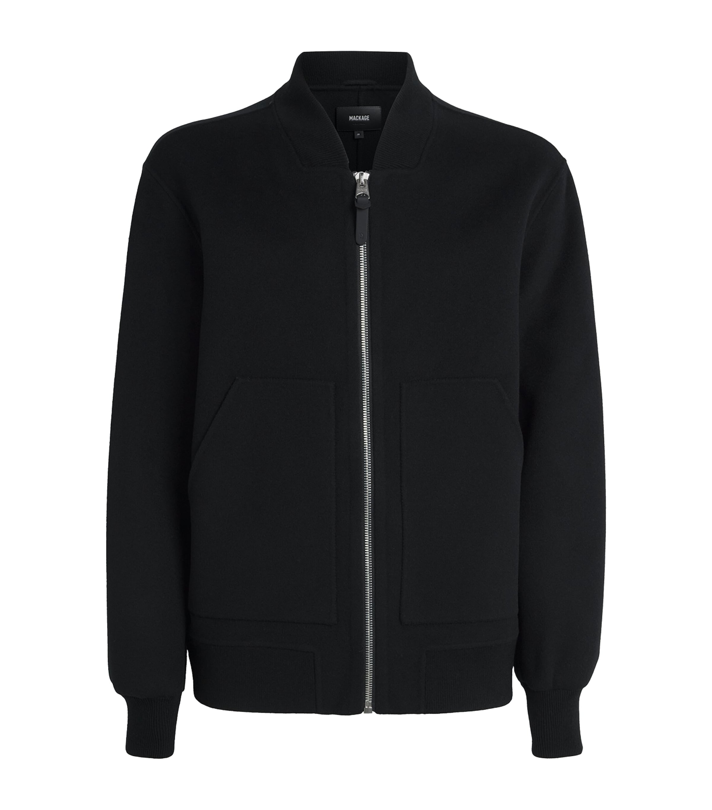 Mackage Black Emilio Bomber Jacket In Black