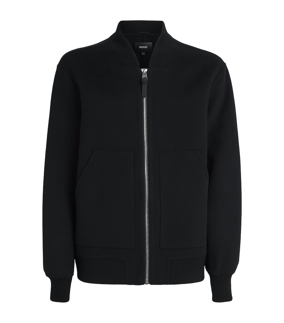 Wool Emilio-W Bomber Jacket BLACK A Image 1