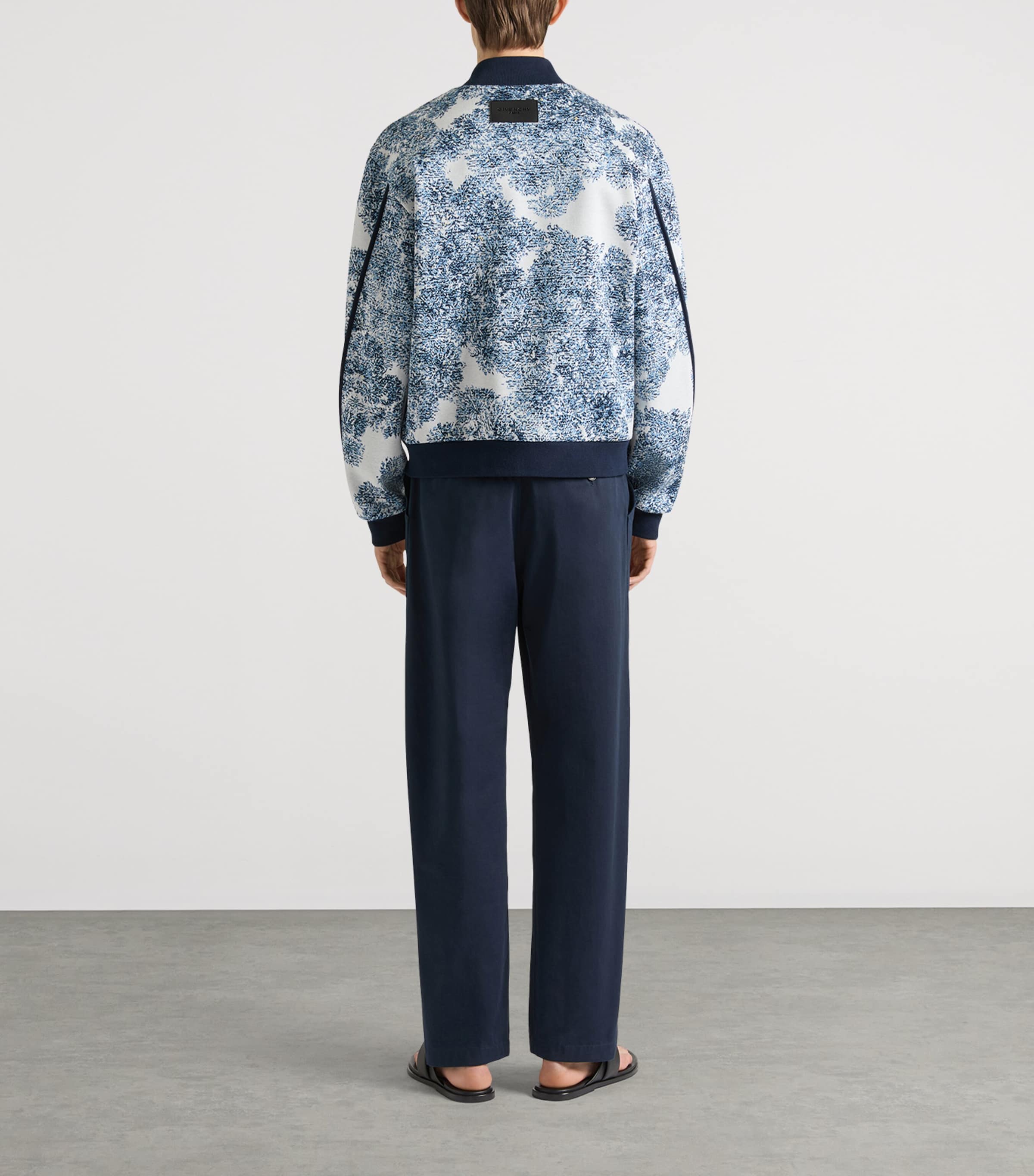 Givenchy Mens Jacquard Bomber Jacket Image 4
