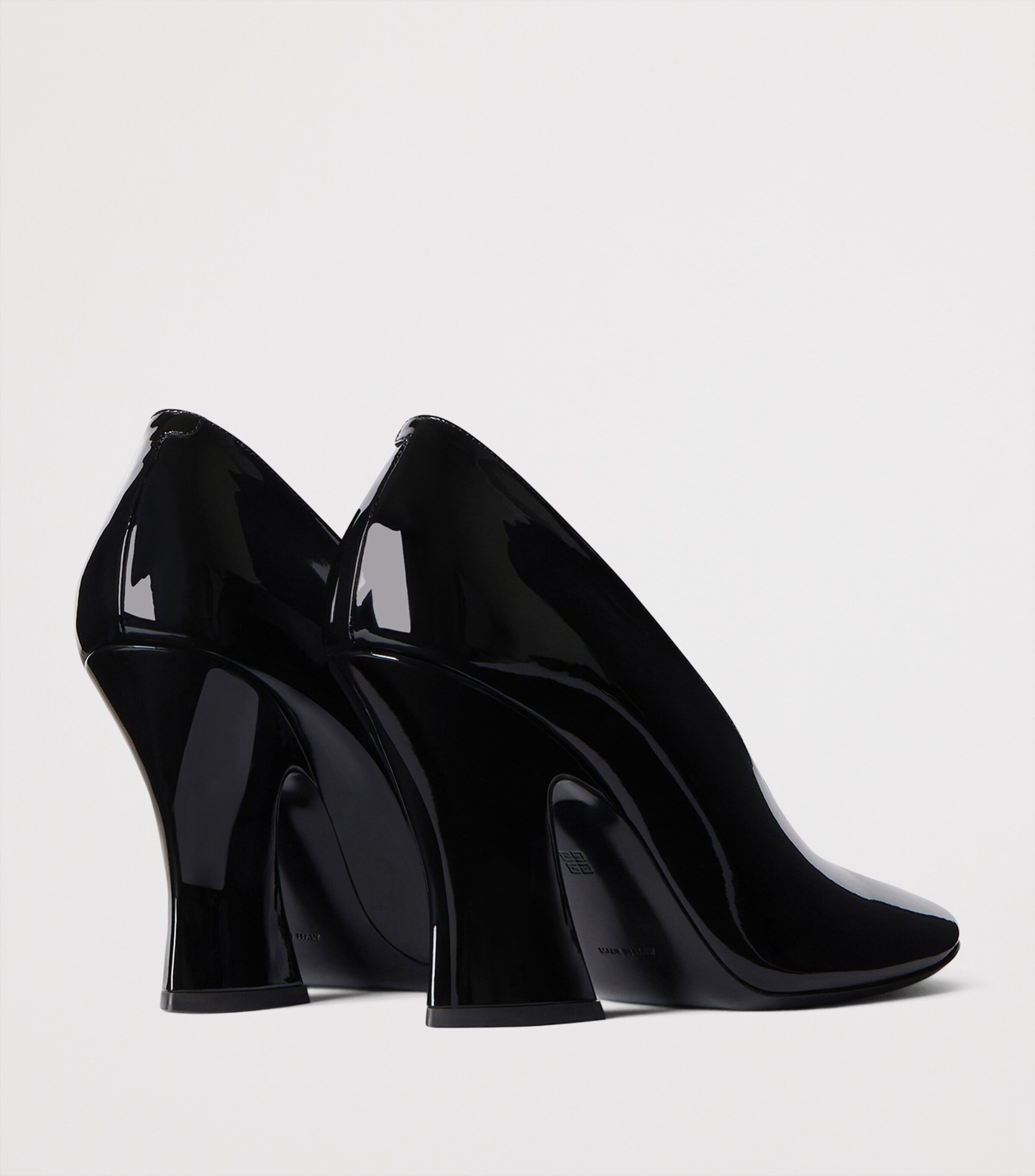 Givenchy Calf Leather Sculpted Pumps 95 Black Image 4