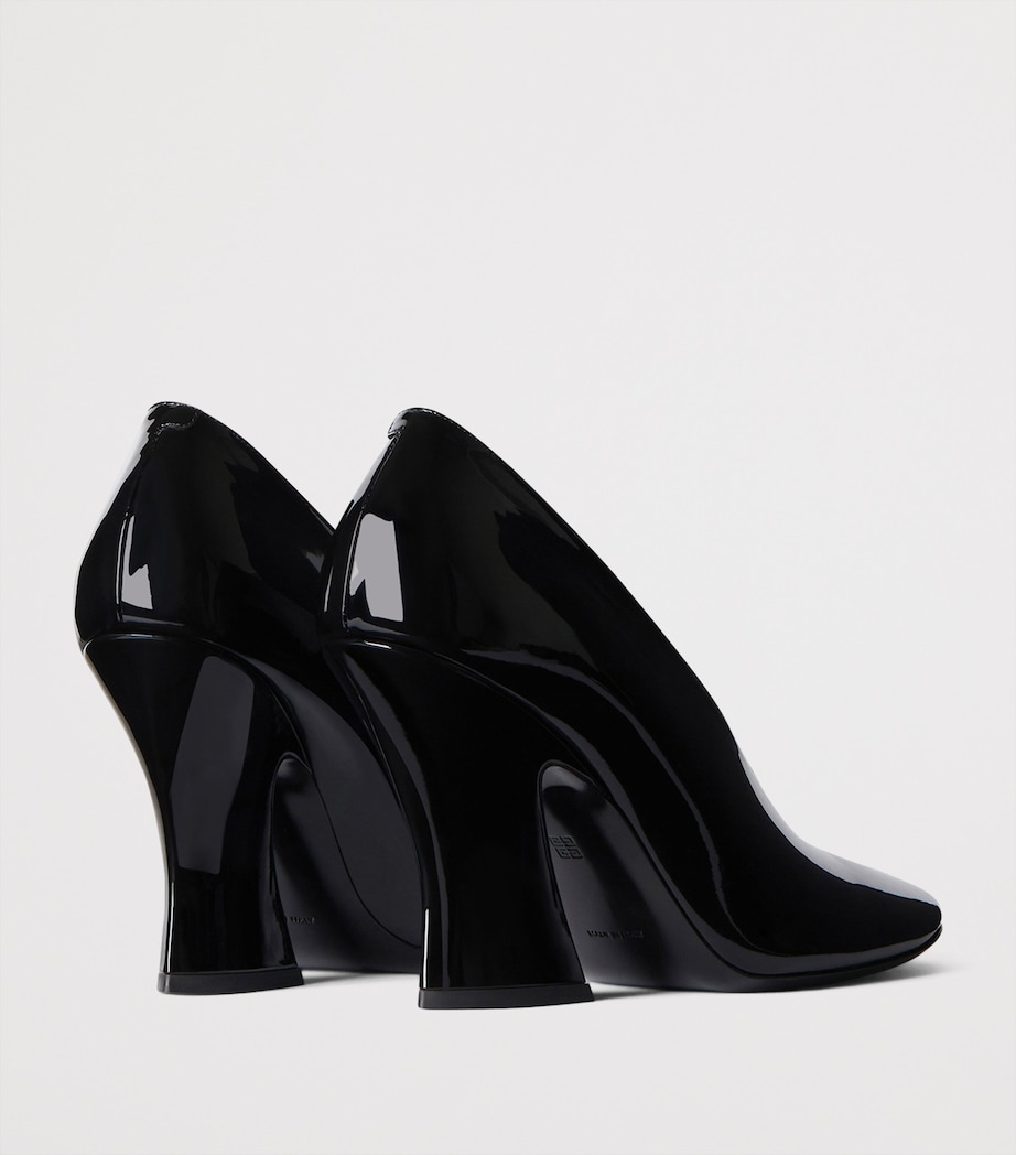 Givenchy Calf Leather Sculpted Pumps 95 Black Image 4
