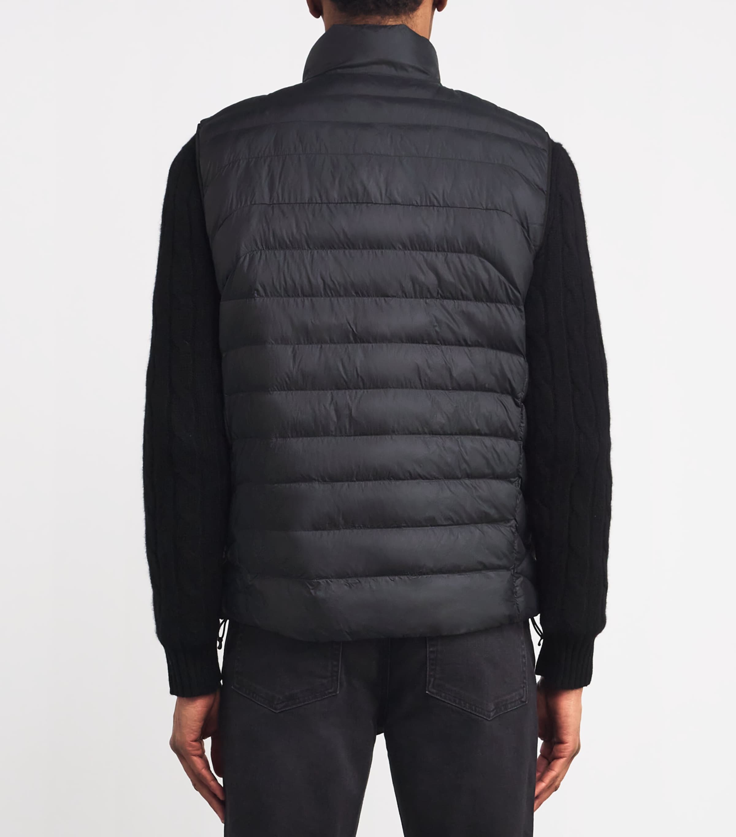 Polo Ralph Lauren Mens Padded Polo Pony Packaway Gilet Polo Black Image 4