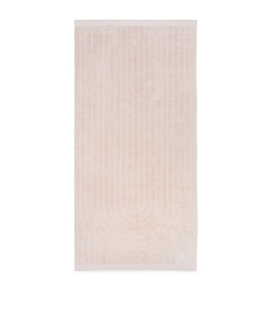 Cotton Suna Cove Bath Towel (70cm x 140cm) CLAY Image 1