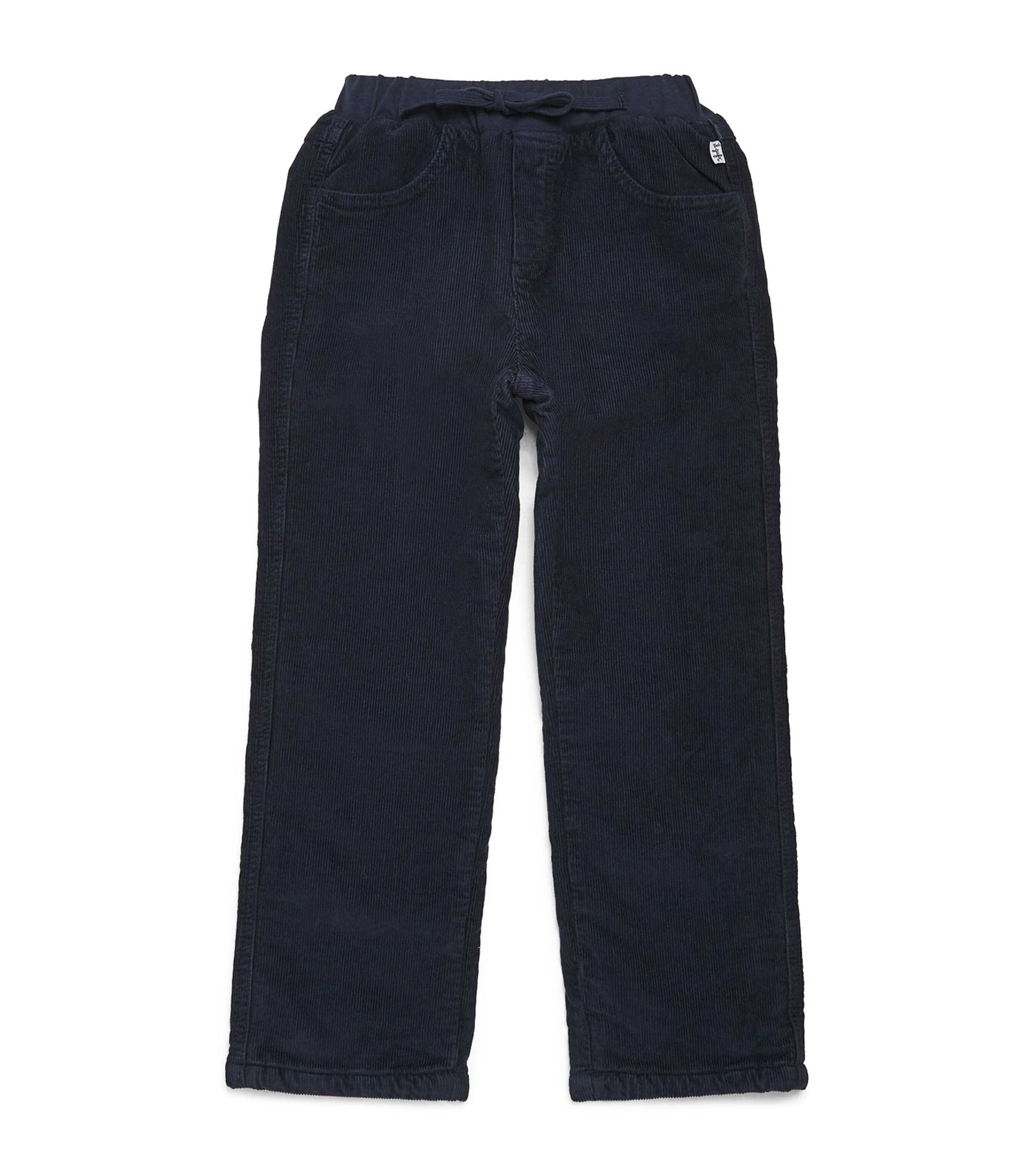 Shop Il Gufo Corduroy Trousers In Blue