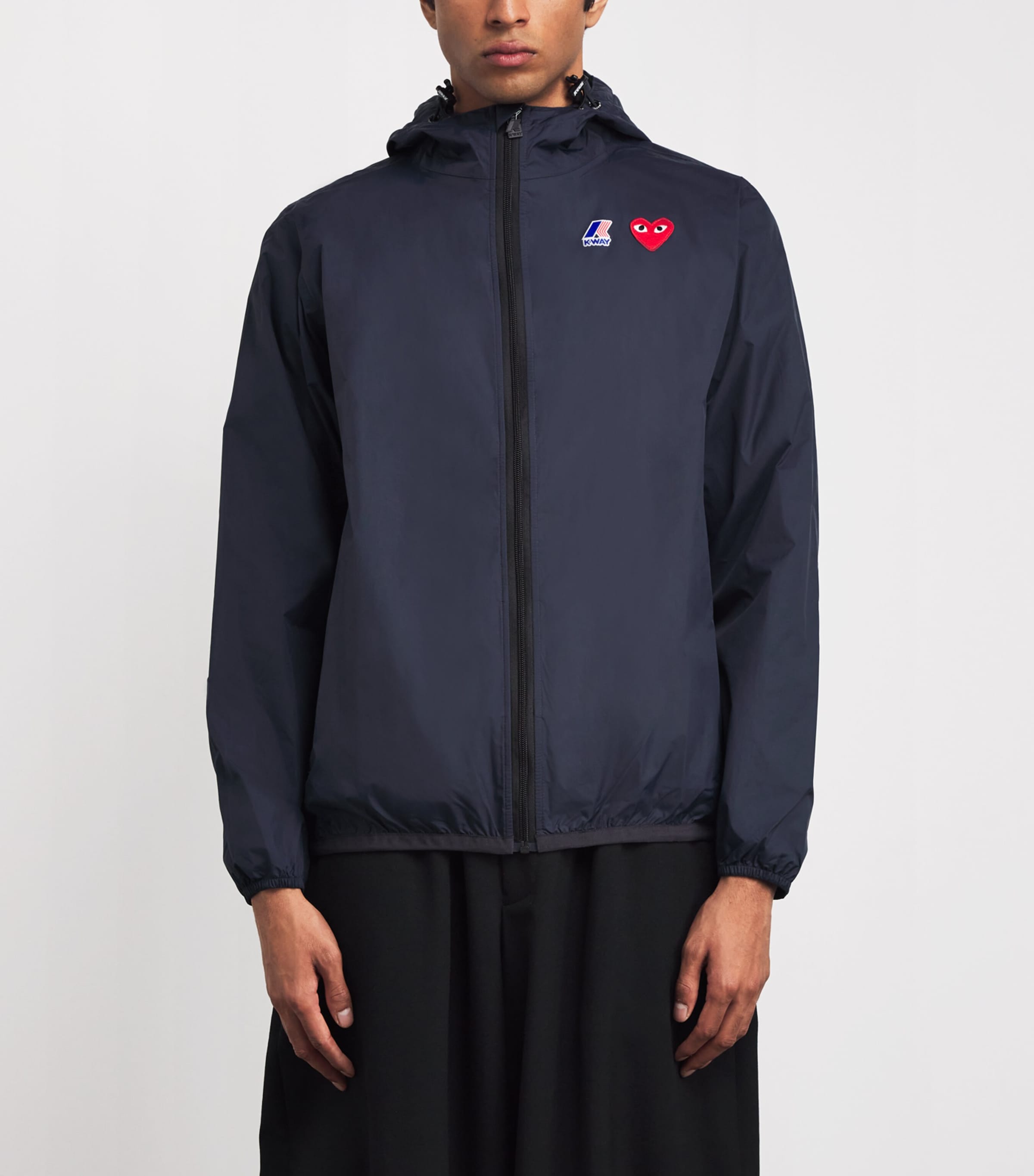 Comme Des Garçons Play Navy Comme Des Garçons PLAY x K-Way Nylon