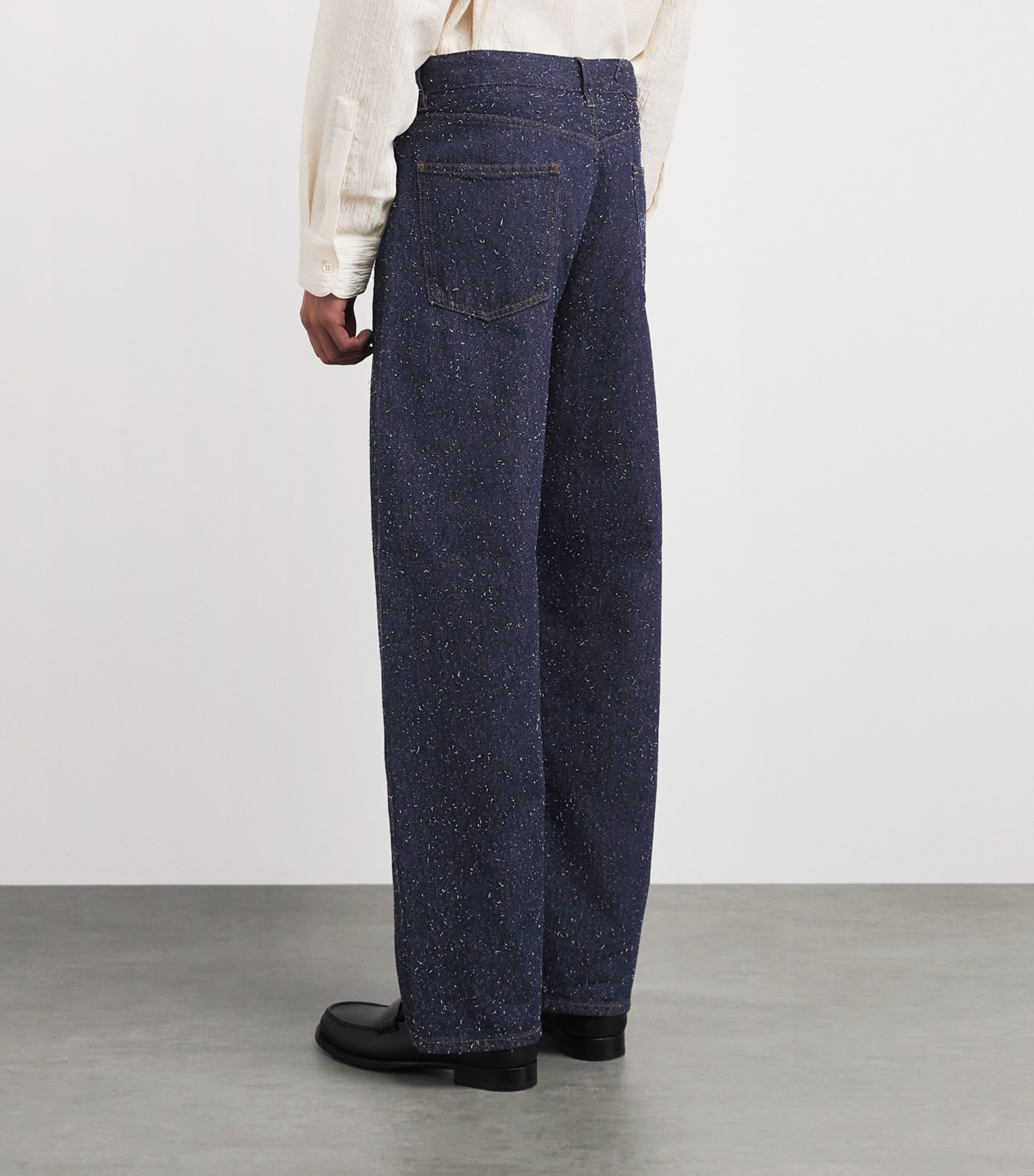 Jacquemus Mens Mirada Straight Jeans Navy Image 5