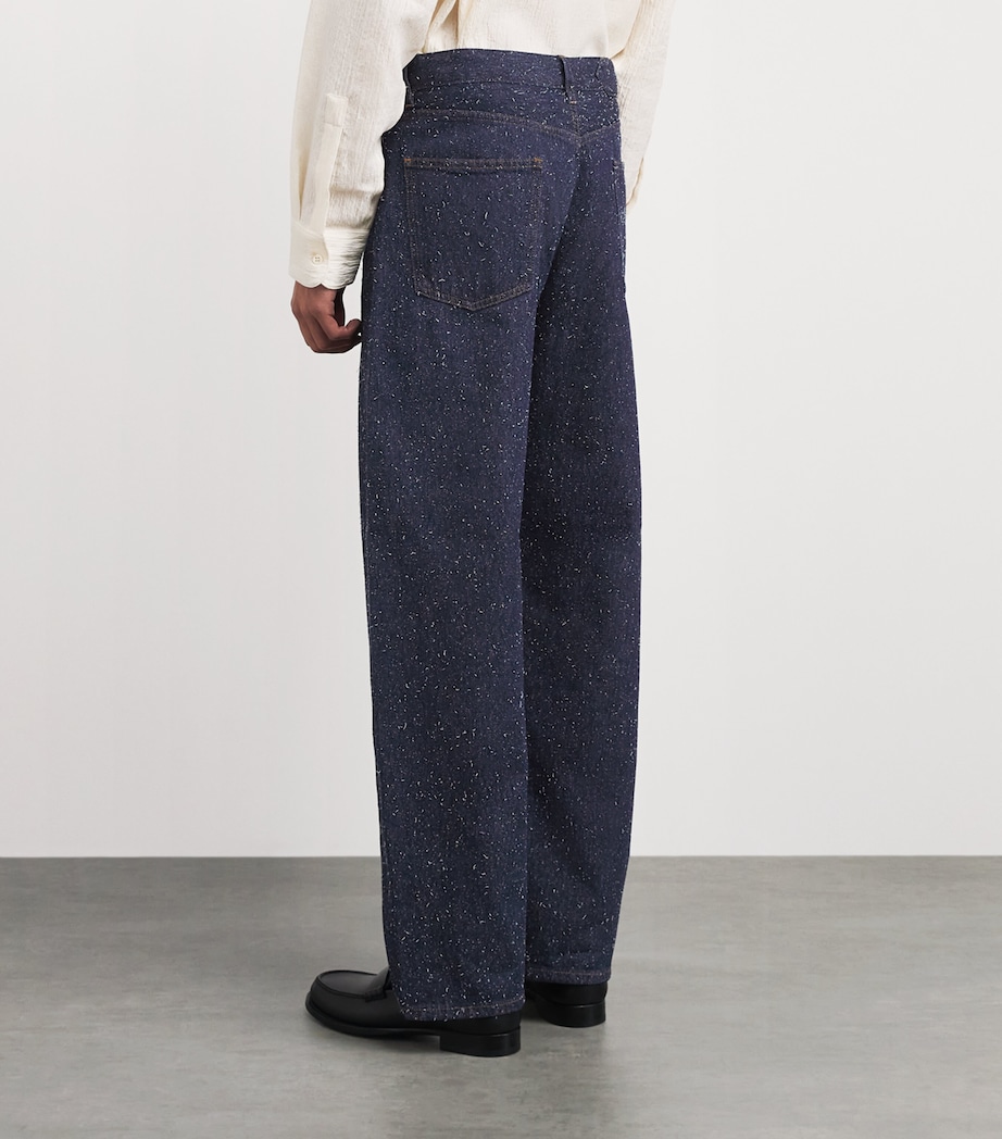 Jacquemus Mens Mirada Straight Jeans Navy Image 5