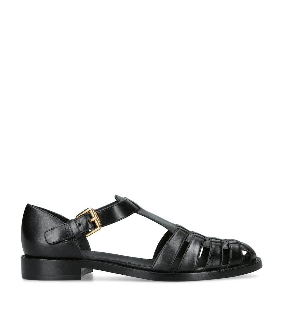 Church's Womens Calfskin Kelsey Sandals Black Image 1