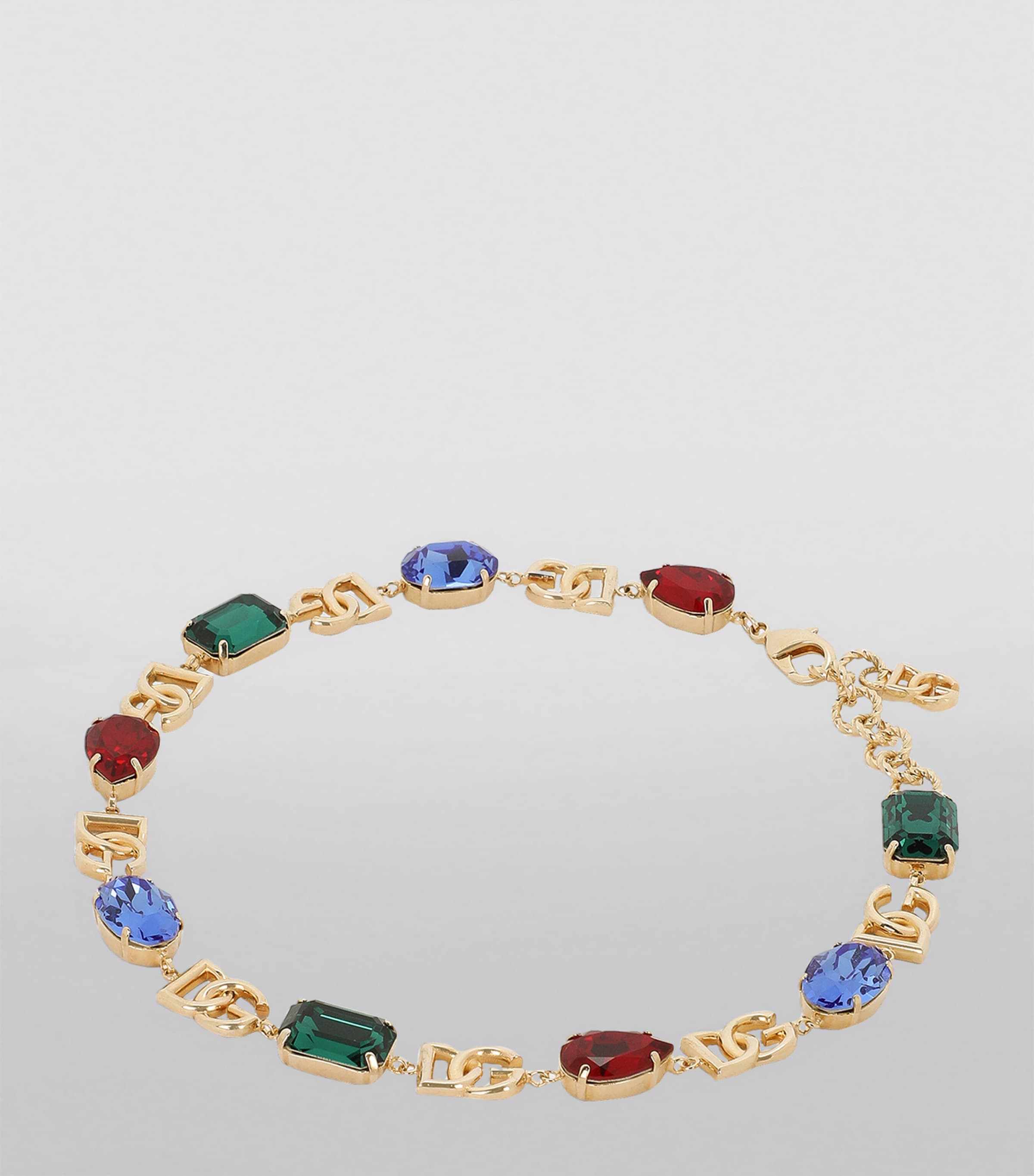 Rhinestone Logo Necklace 87579-MULTICOLOURED Image 2