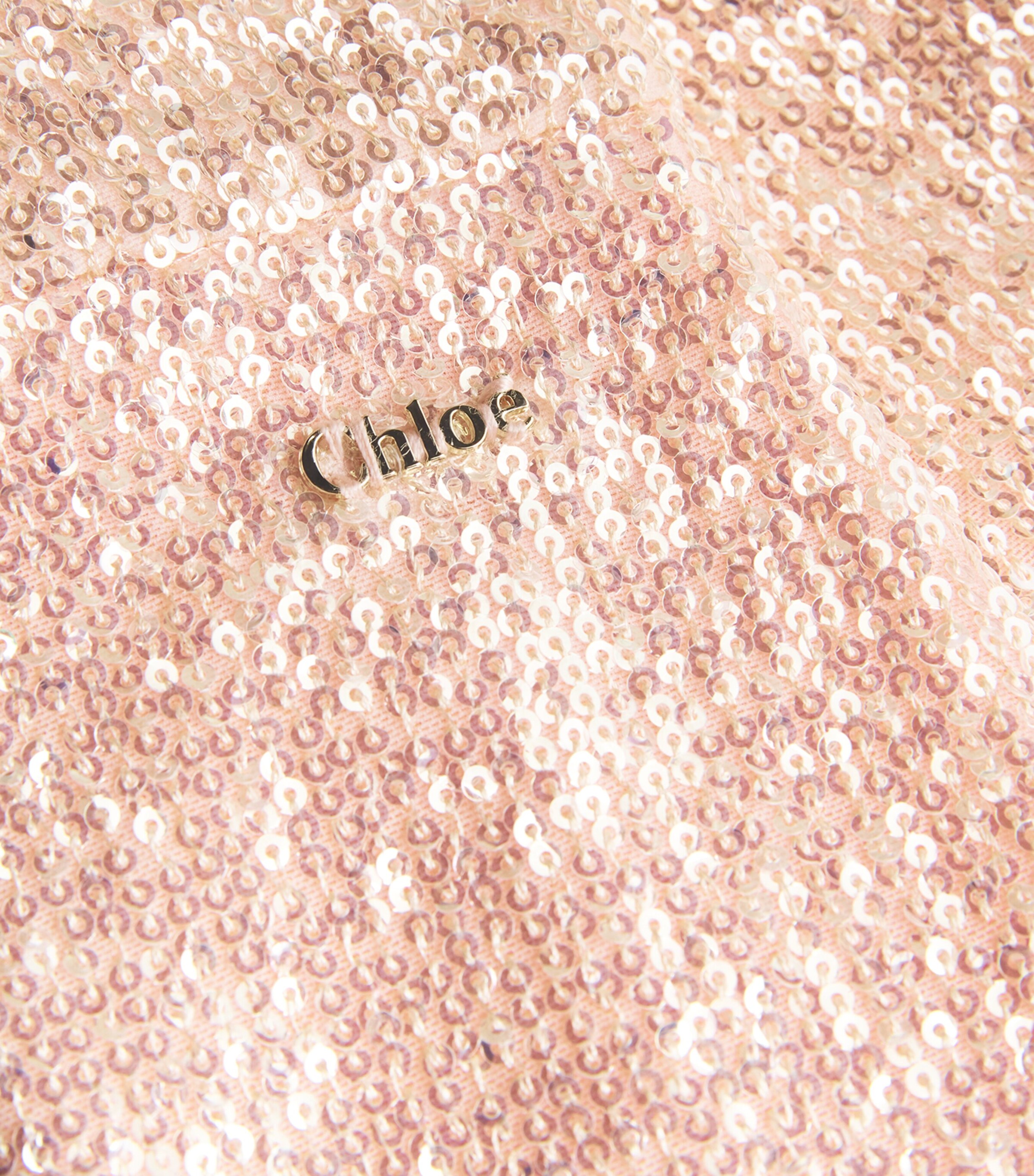 Chloé Kids Sequinned Shorts (4-14 Years) Petal Pink Image 4