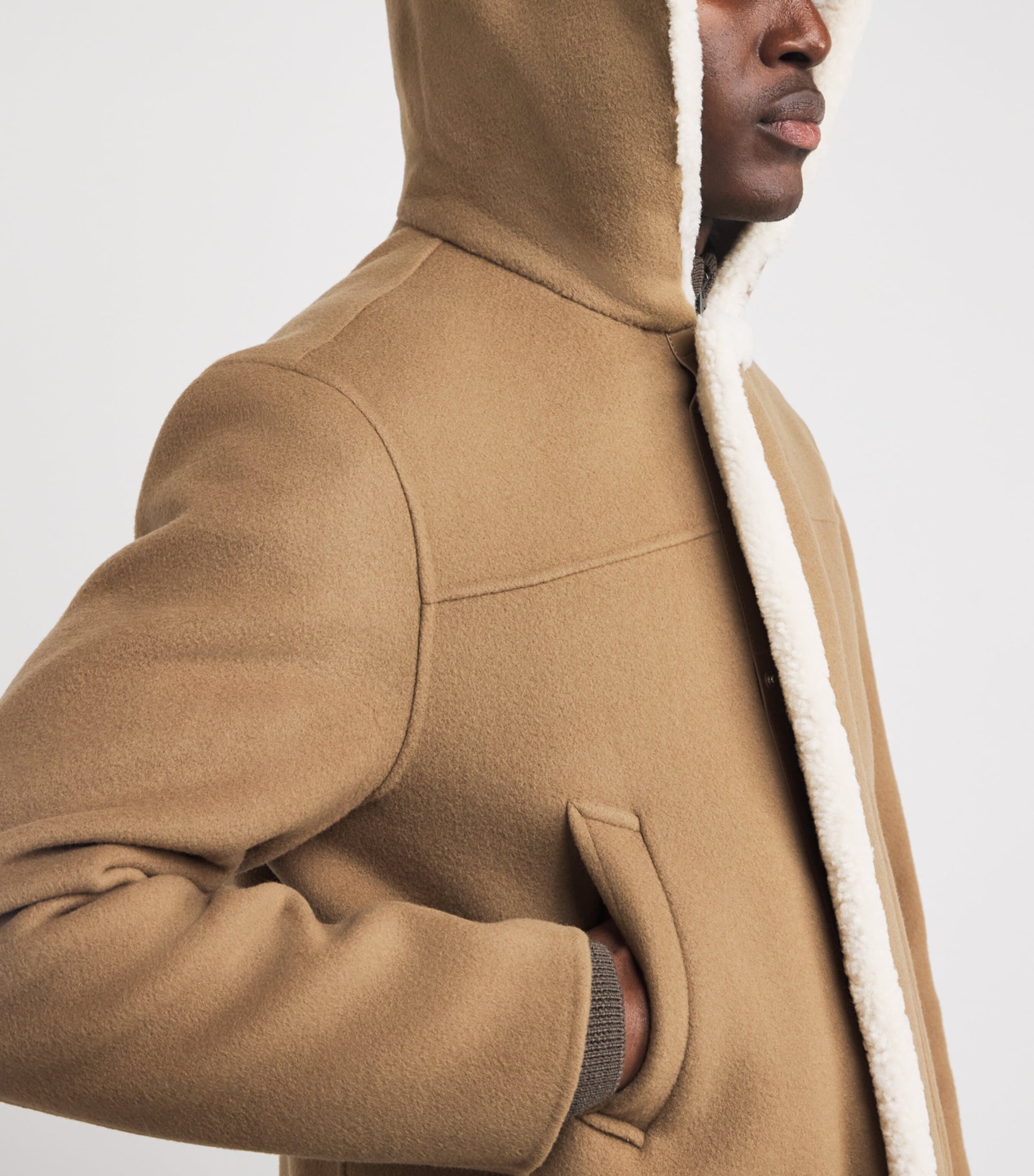 Wool Abraham Duffle Coat OTTERNATUR A Image 6