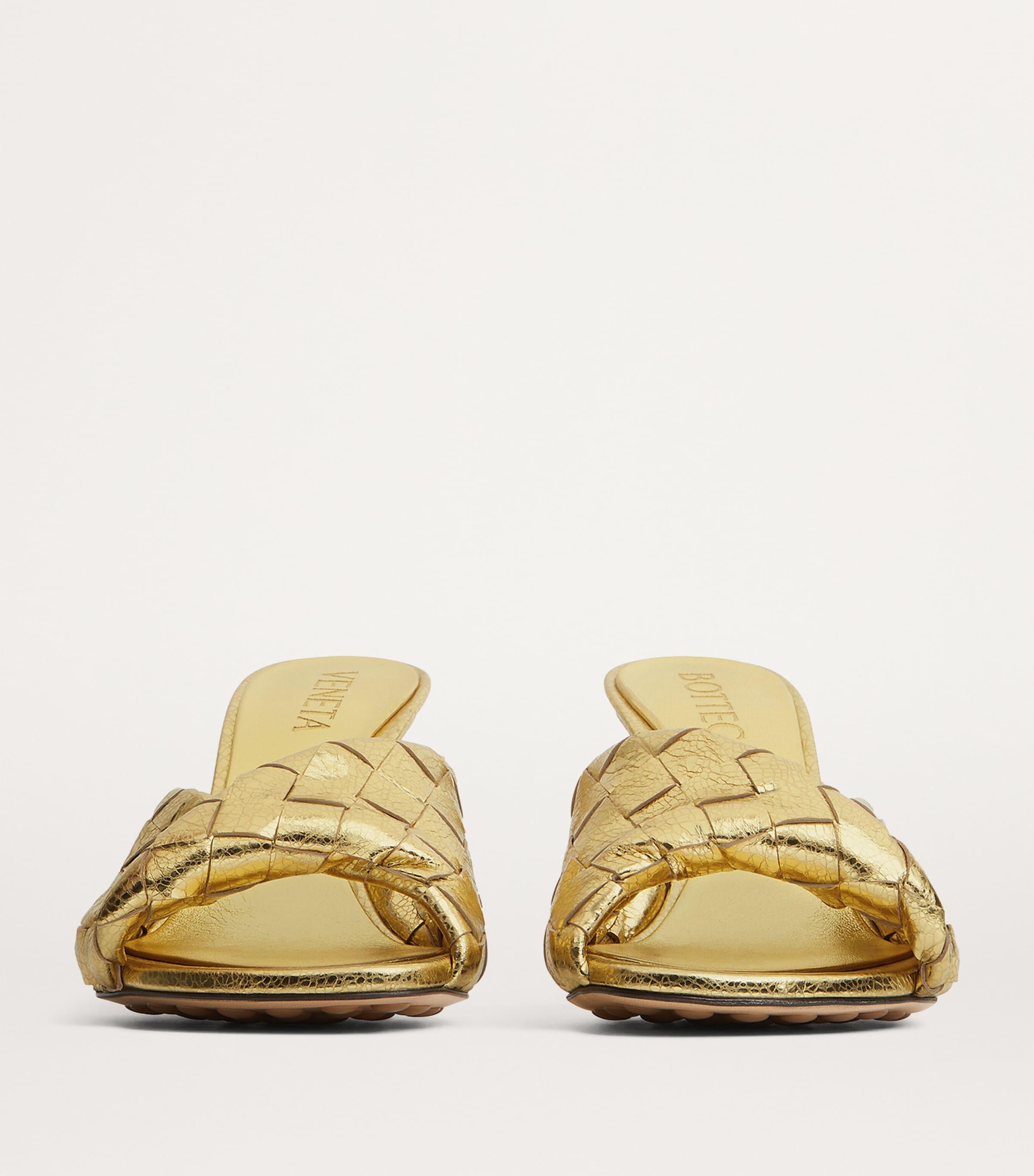 BOTTEGA VENETA イエローミュール Padded mules Bottega Veneta Yellow size 38 EU in Polyester