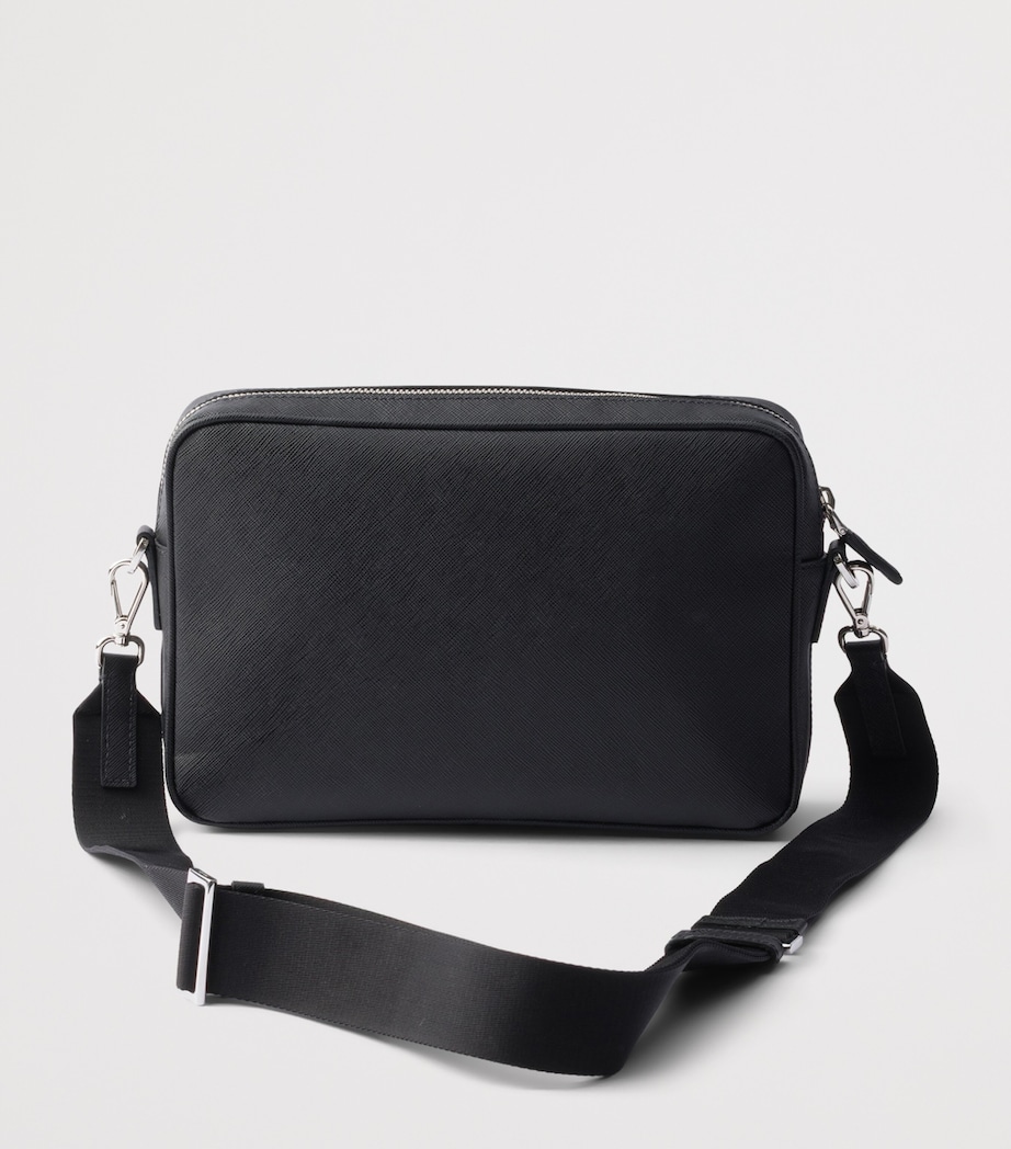 Prada Saffiano Leather Cross-Body Bag Black Image 3