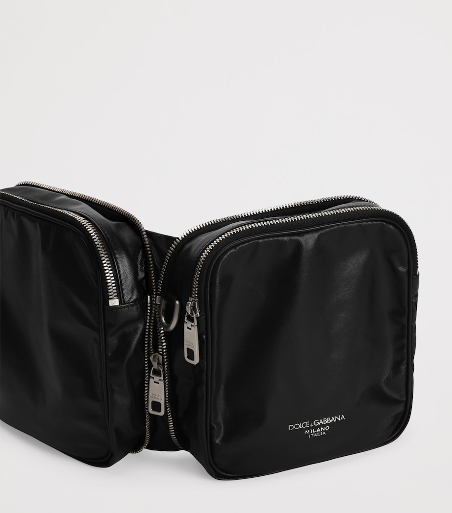Dolce&Gabbana Patent Leather Cross-Body Bag Black Image 13