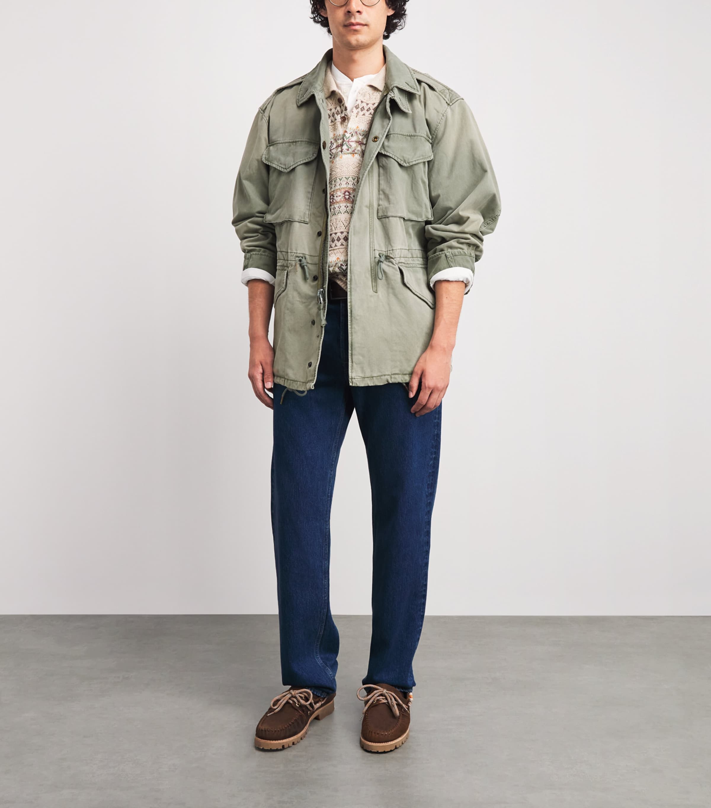 Polo Ralph Lauren Green Cotton Sateen Field Jacket | Harrods US