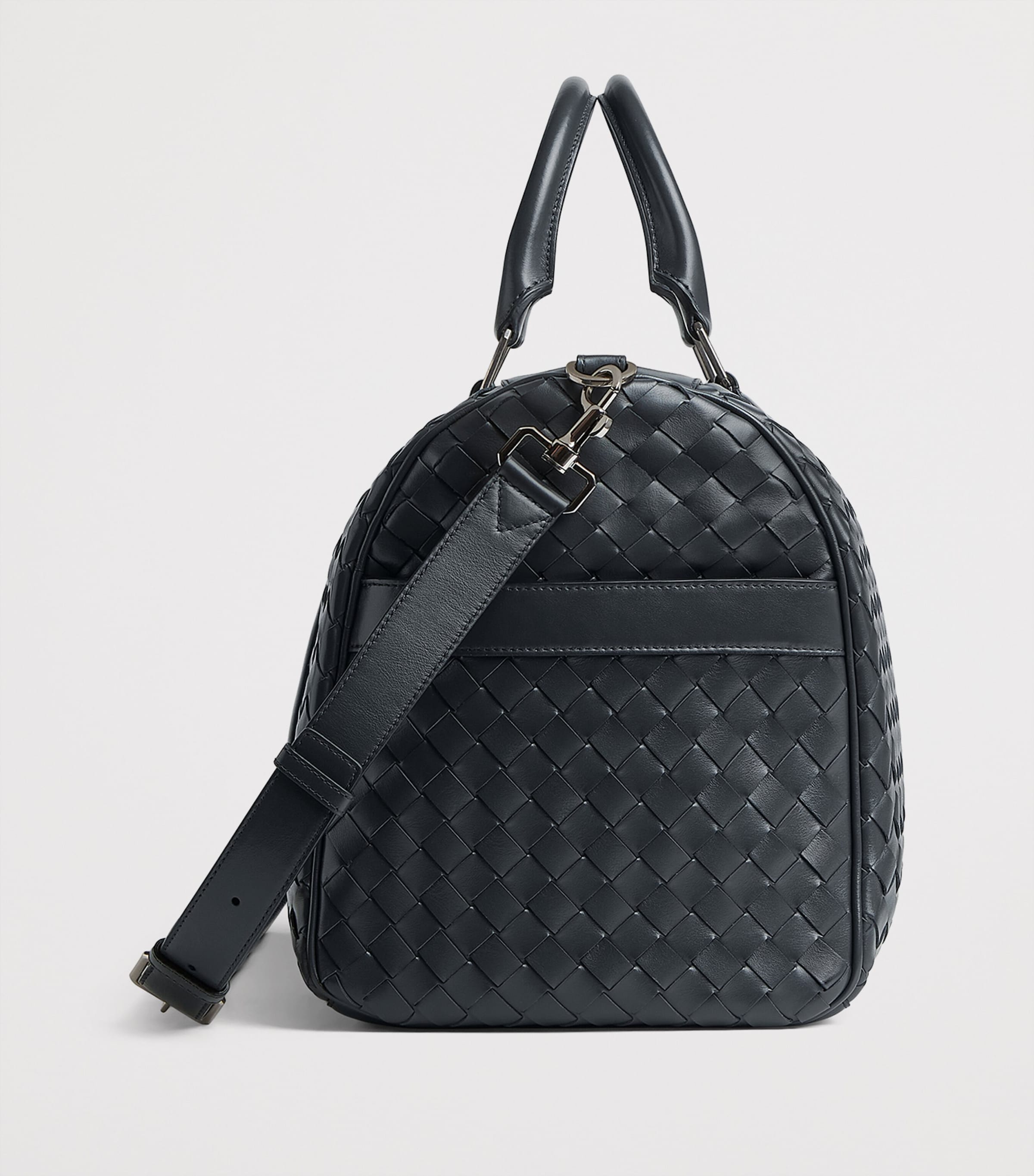 Large Leather Intrecciato Duffle Bag 2077 Image 3