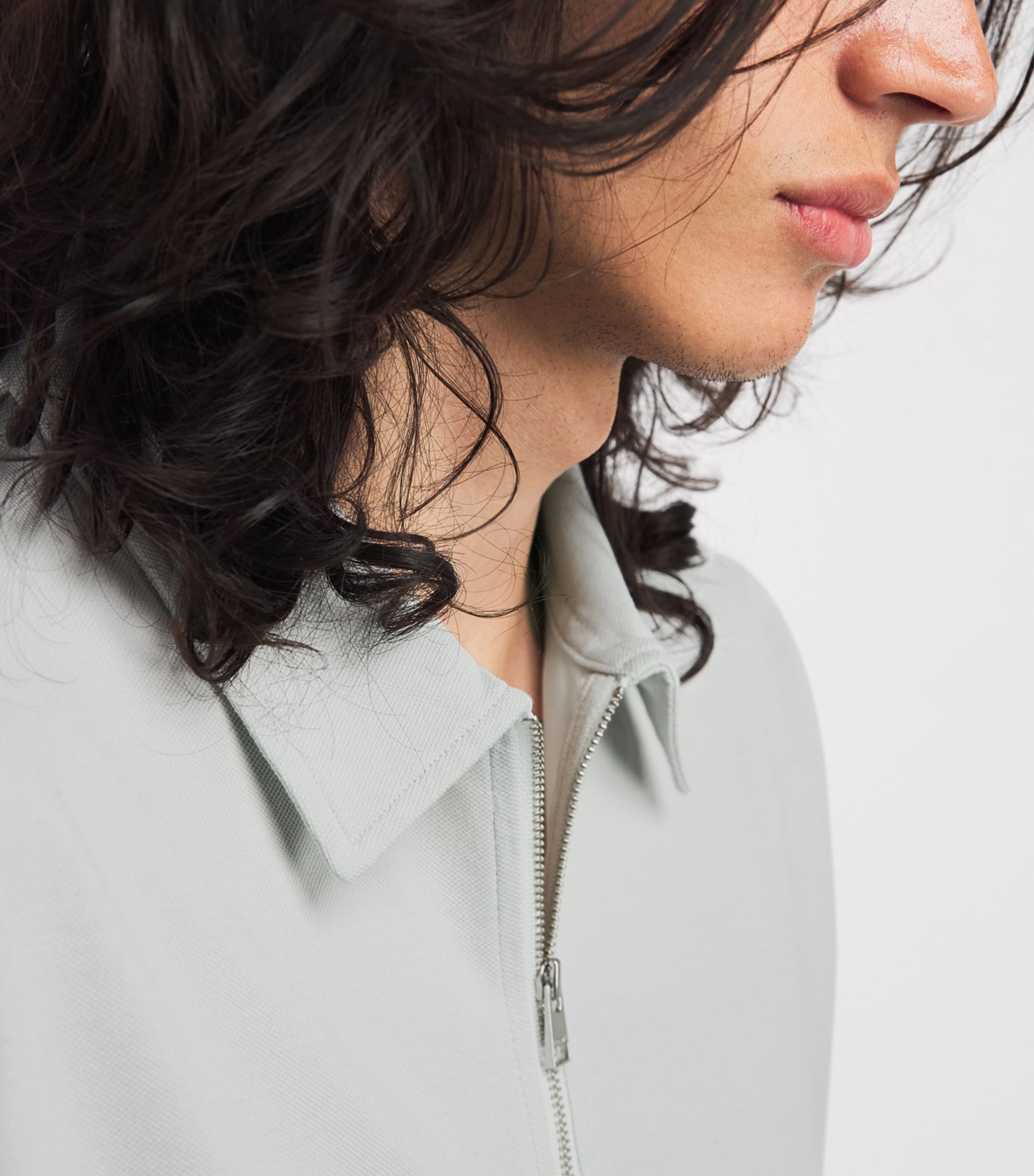 FRAME Mens Cotton Piqué Polo Shirt Palb Image 3