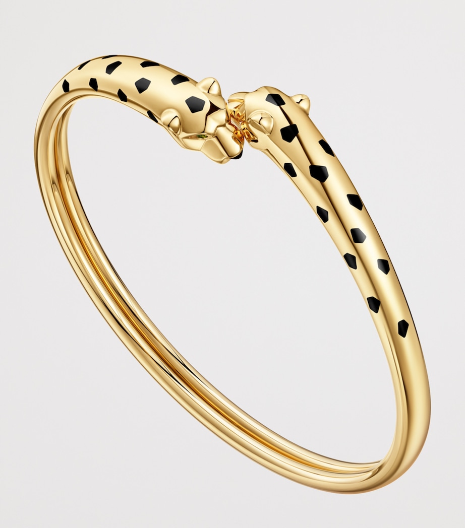 Yellow Gold, Tsavorite Garnet and Onyx Panthère de Cartier Bracelet YELLOW GOLD Image 2