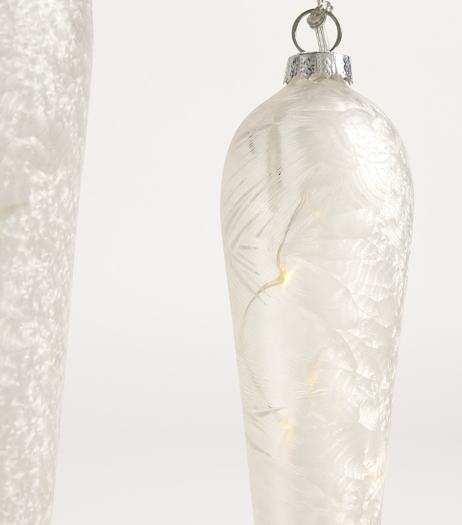 Frost Drop Lights (Set of 2) WHITE Image 5