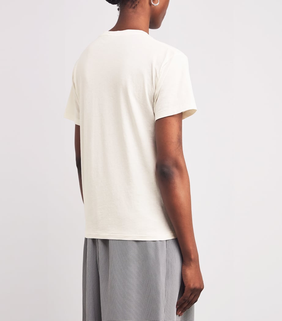 Cotton Polo Bear T-Shirt WARM WHITE Image 4