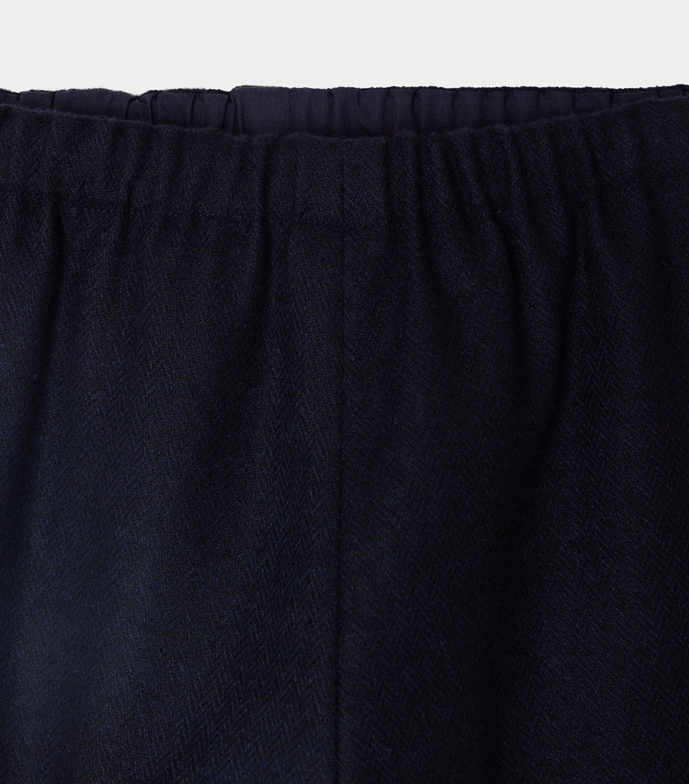 Wool-Blend Tweed Elasticated Trousers (6-18 Months) BLEU INTENSE Image 3