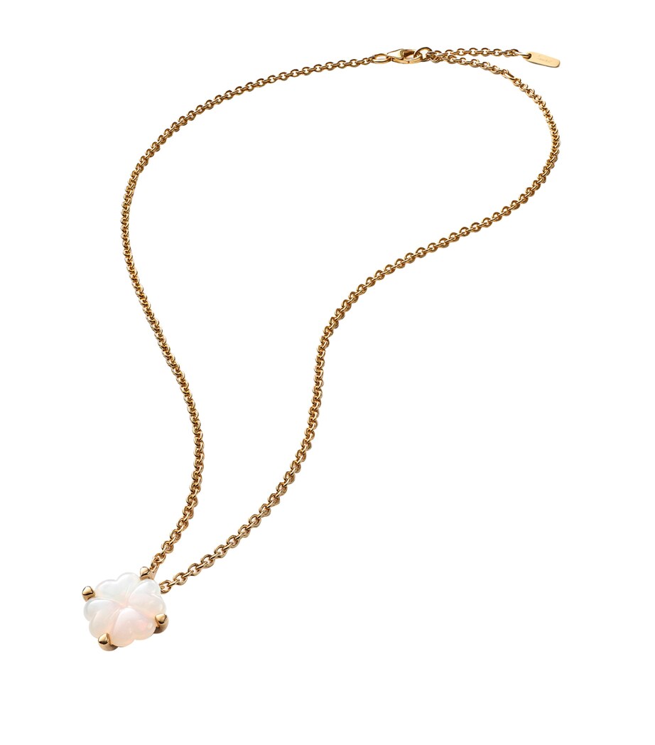Baccarat Gold Vermeil and Crystal Trèfle Iridescent Choker Clear Image 1