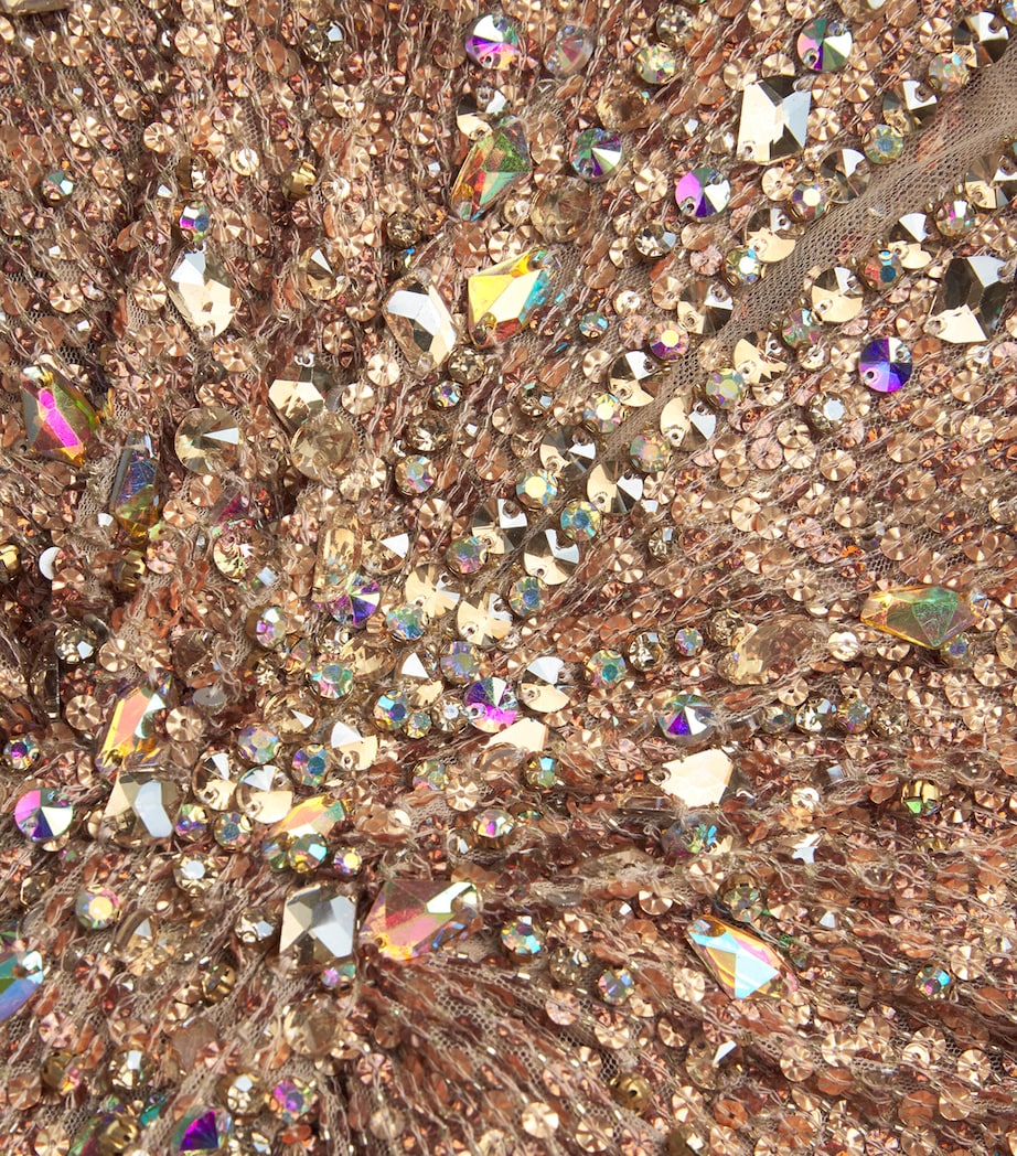 Embellished Gathered Lena Gown BISCOTTI 2087 Image 5