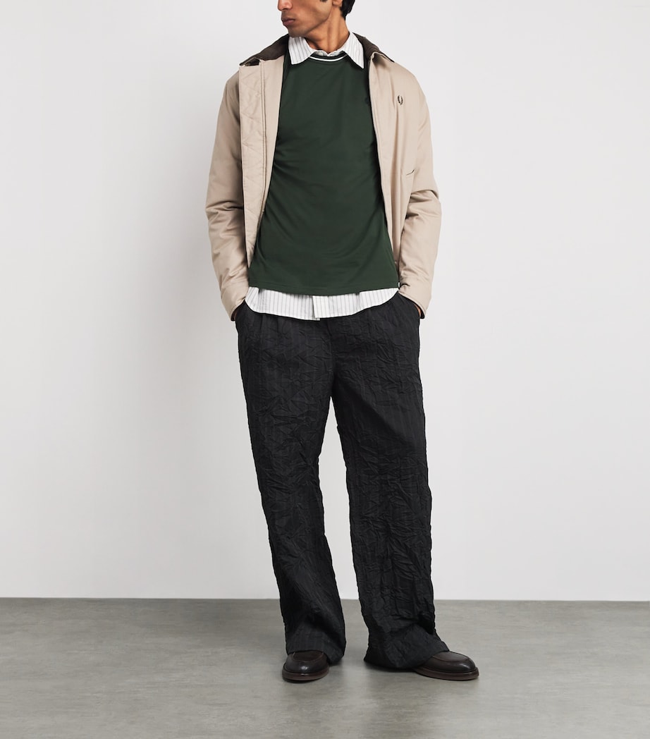 Cotton Twin Tipped T-Shirt 53ACRTGRN/SNWWHT/NVY Image 2