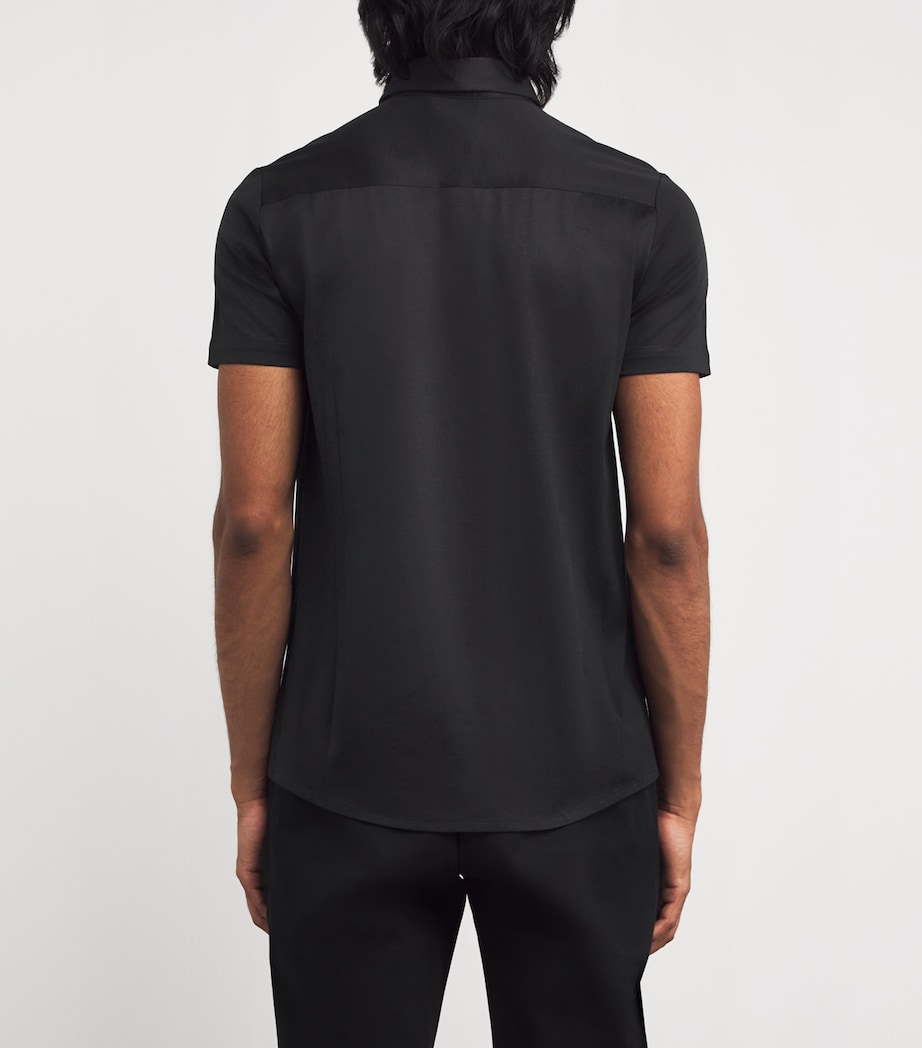 Lyocell-Cotton Short-Sleeve Shirt 999 Image 4