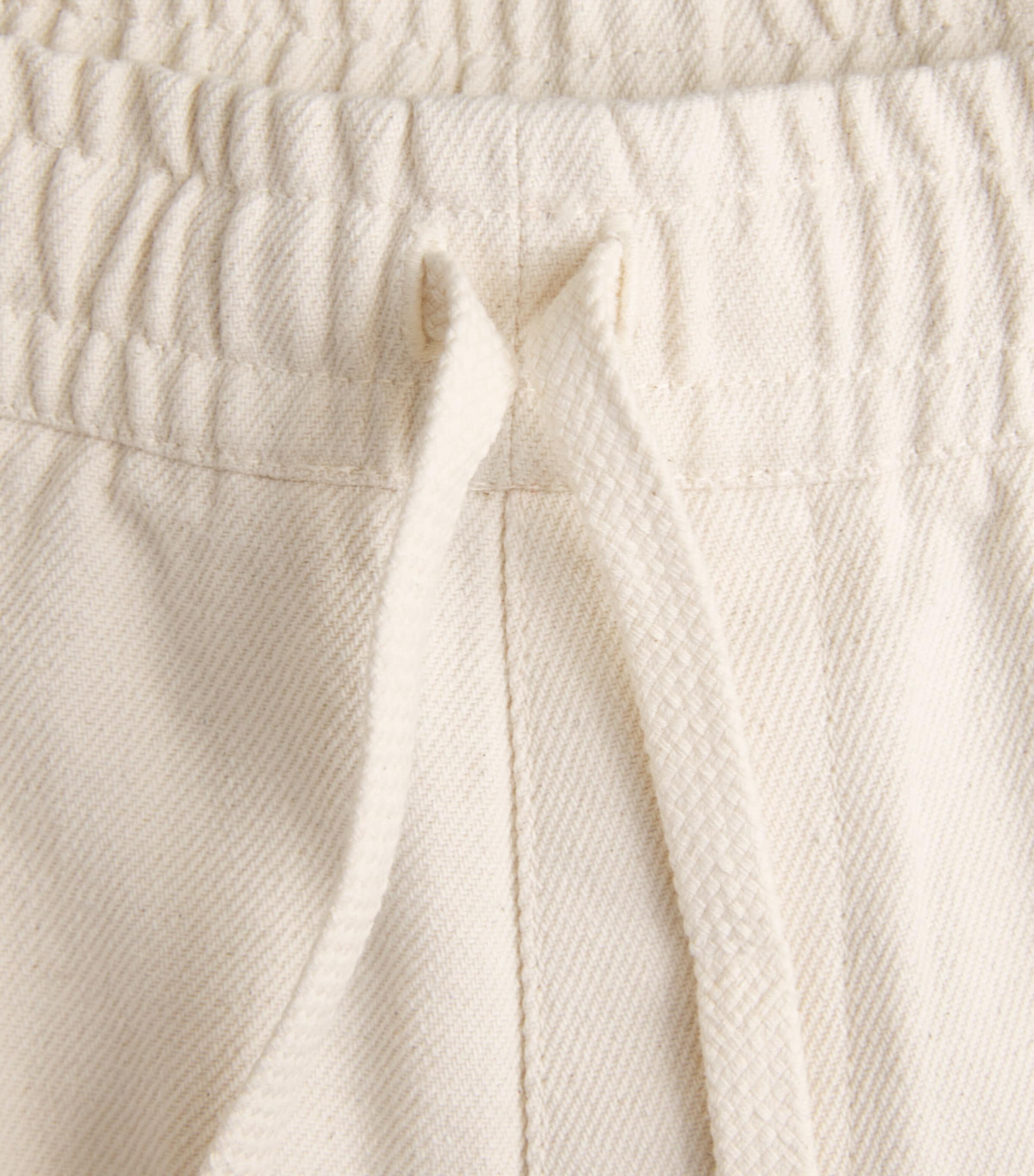 A.P.C. Mens Cotton Drawstring Trousers Aac Off White Image 6