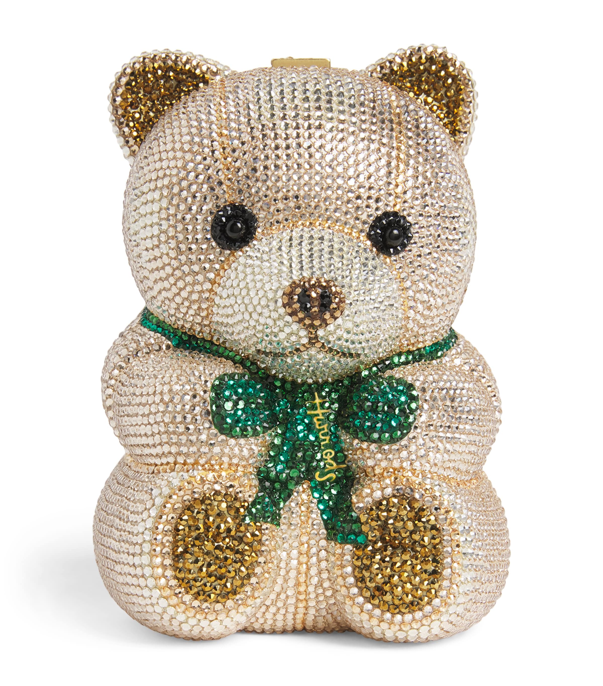 Judith Leiber x Harrods EXCLUSIVE Bear Clutch Bag Champagne Prosecco Image 1